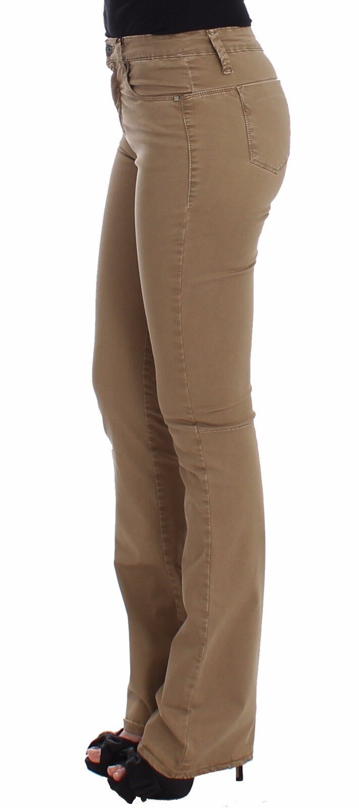 Κοστούμι National Chic Beige Straight Leg Fashion Jeans