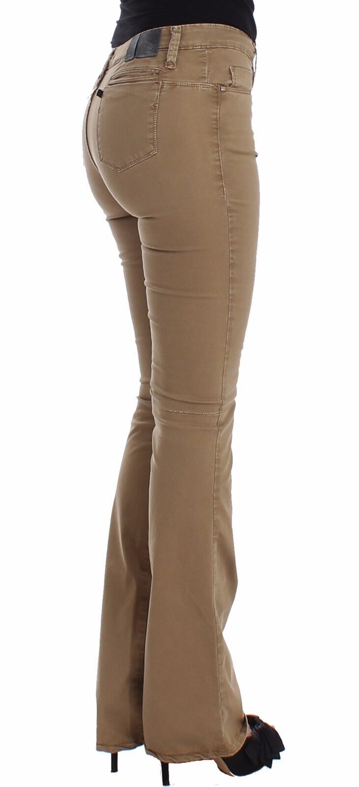 Κοστούμι National Chic Beige Straight Leg Fashion Jeans