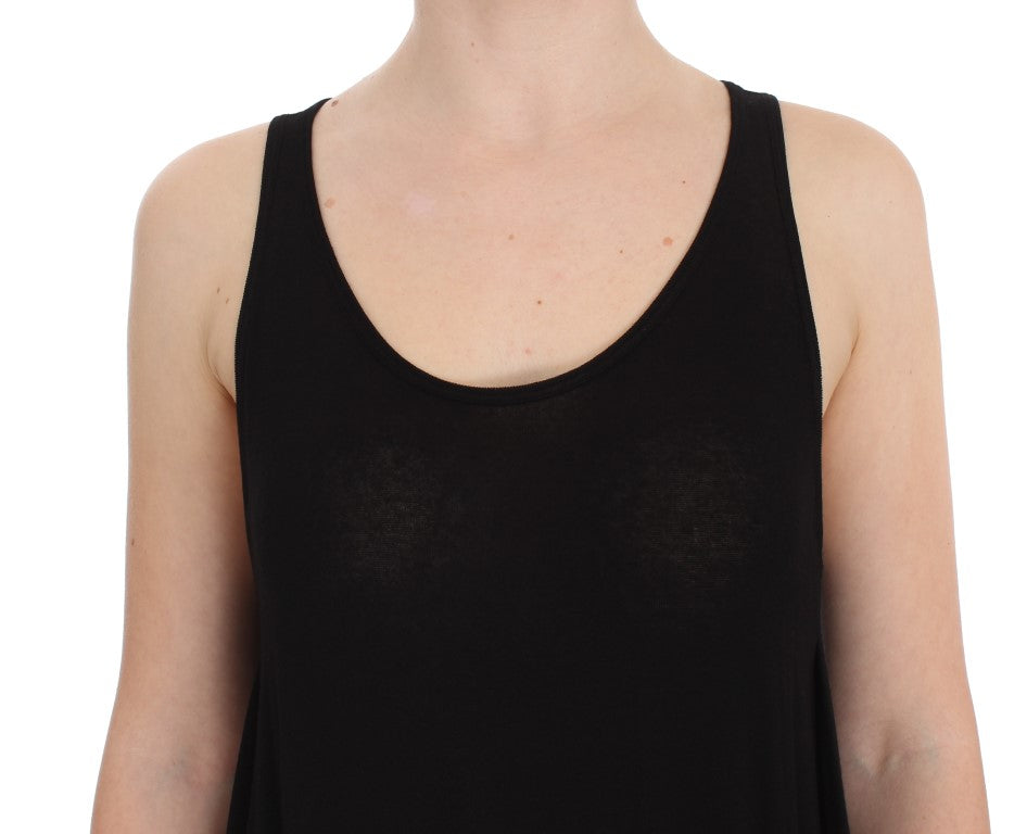 PLEIN SUD Sleek Black Cami Μπλούζα Tank Top