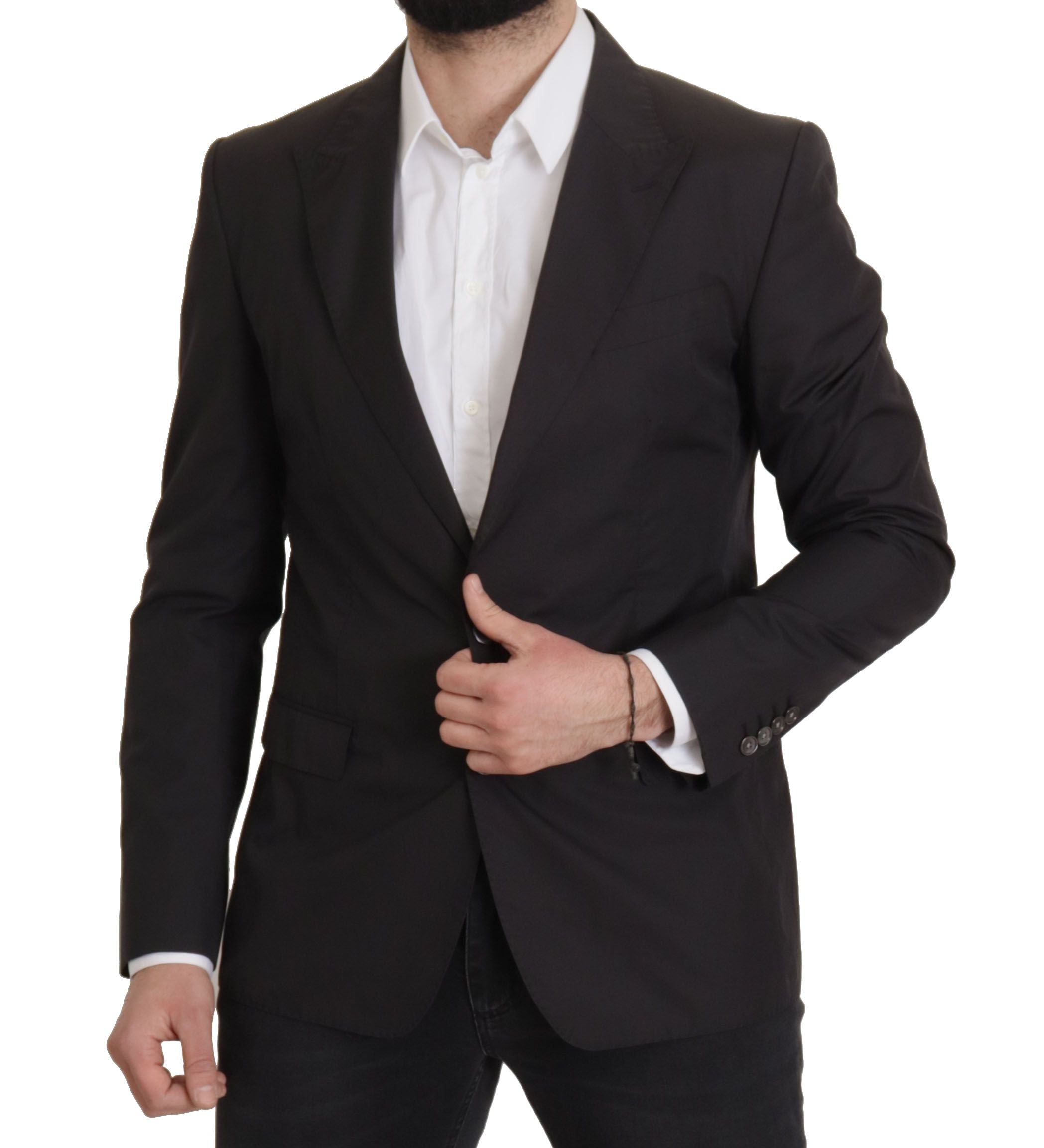 Dolce &amp; Gabbana Elegant Taormina Black Cotton Blazer