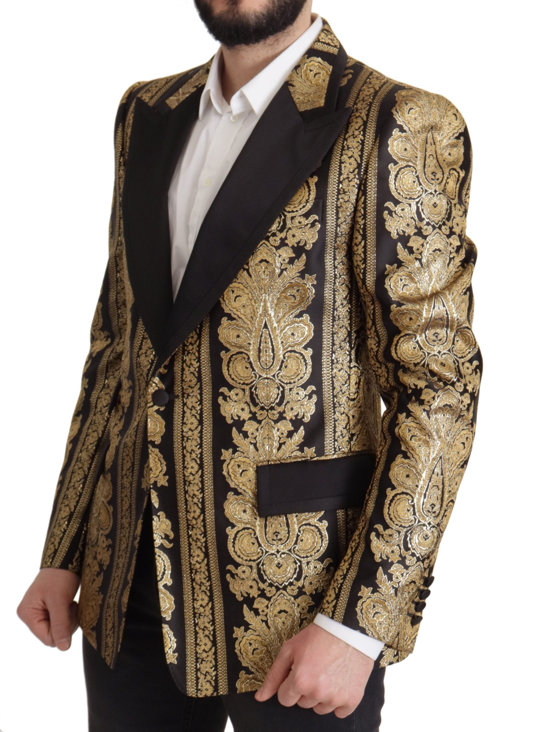 Dolce &amp; Gabbana Κομψό μονόστομο Jacquard Blazer