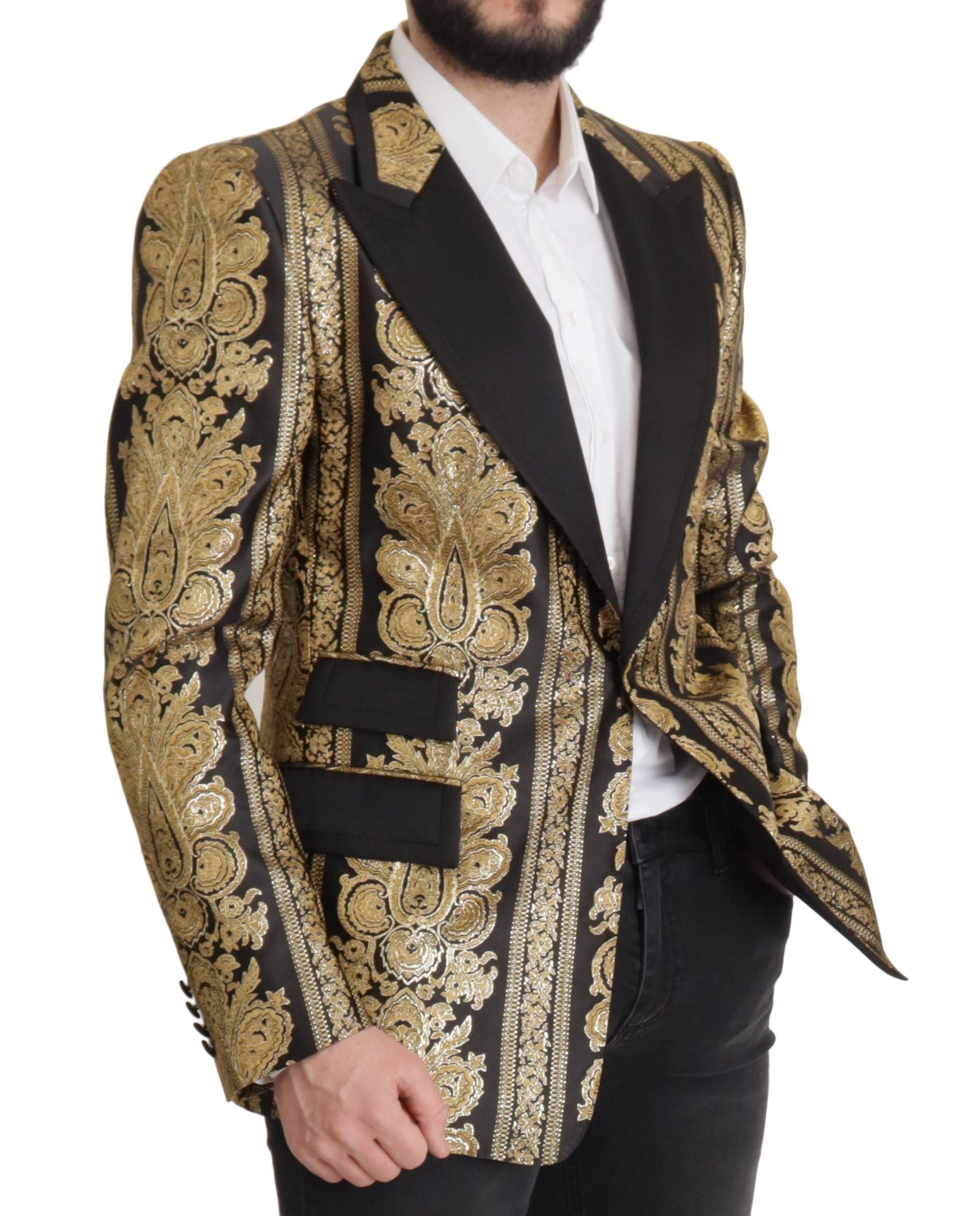 Dolce &amp; Gabbana Κομψό μονόστομο Jacquard Blazer