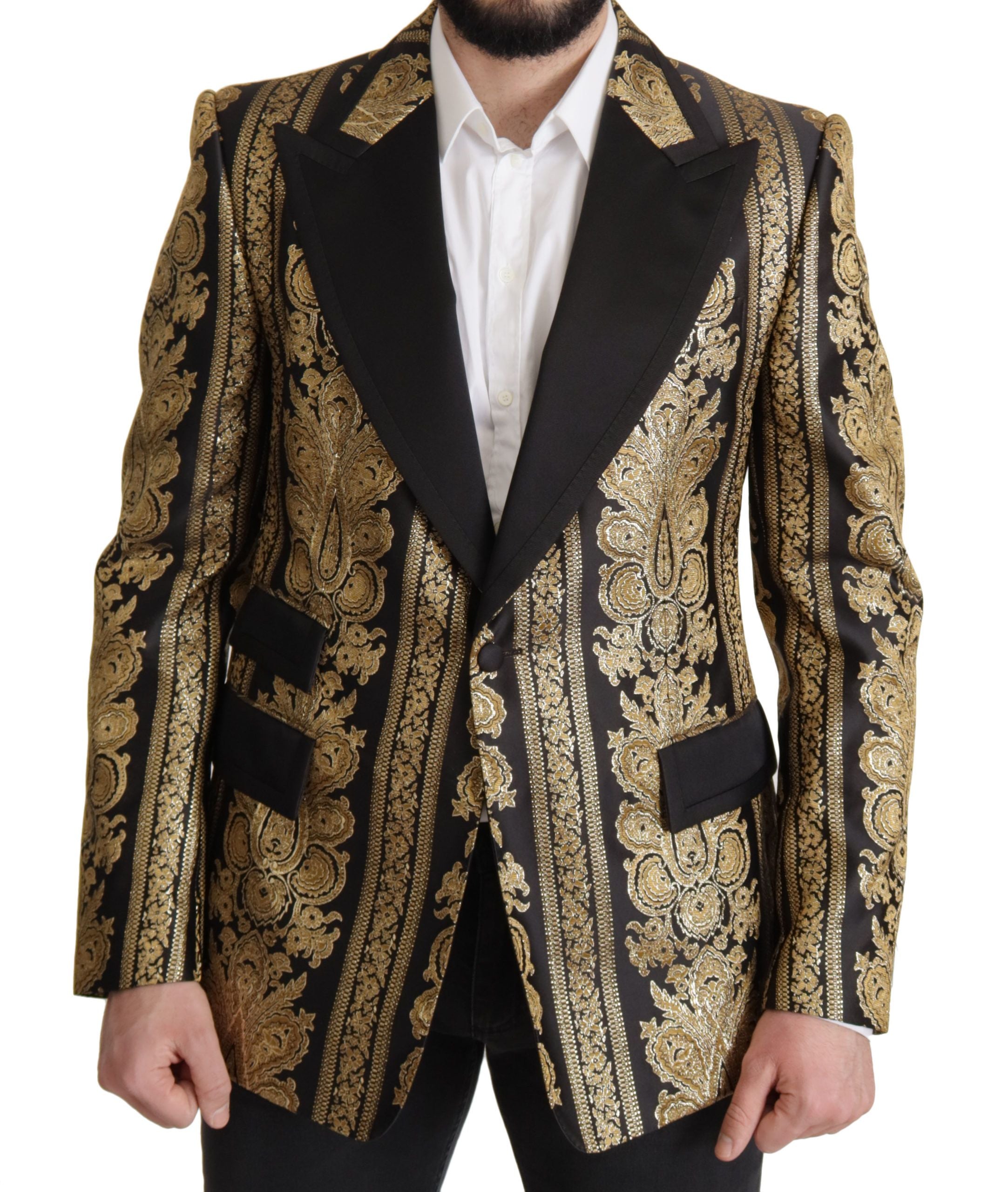 Dolce &amp; Gabbana Κομψό μονόστομο Jacquard Blazer