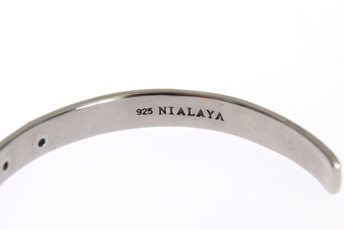 Κομψό βραχιόλι Nialaya Silver CZ for Her