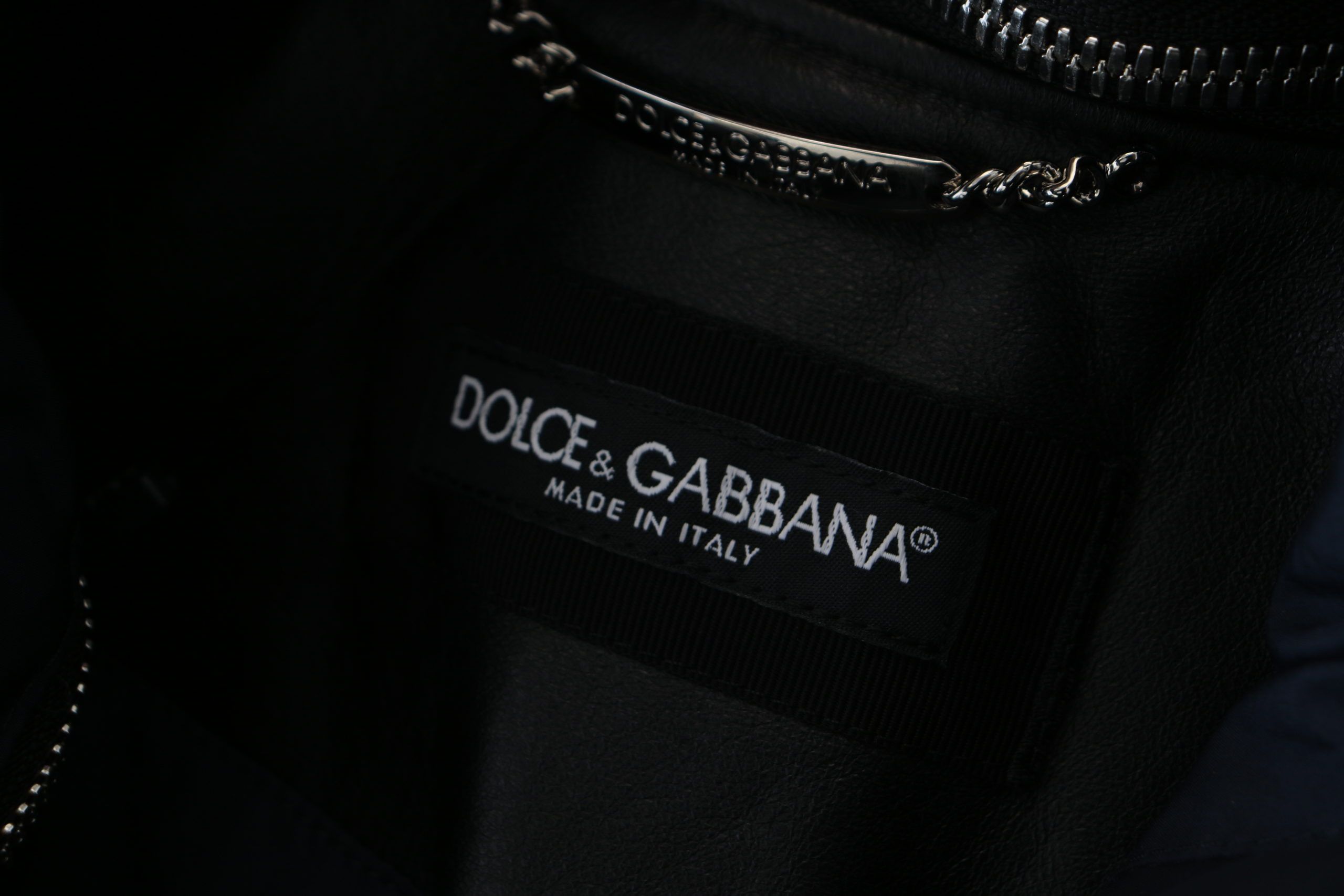 Dolce &amp; Gabbana Elegant Black Bomber Blouson Jacket