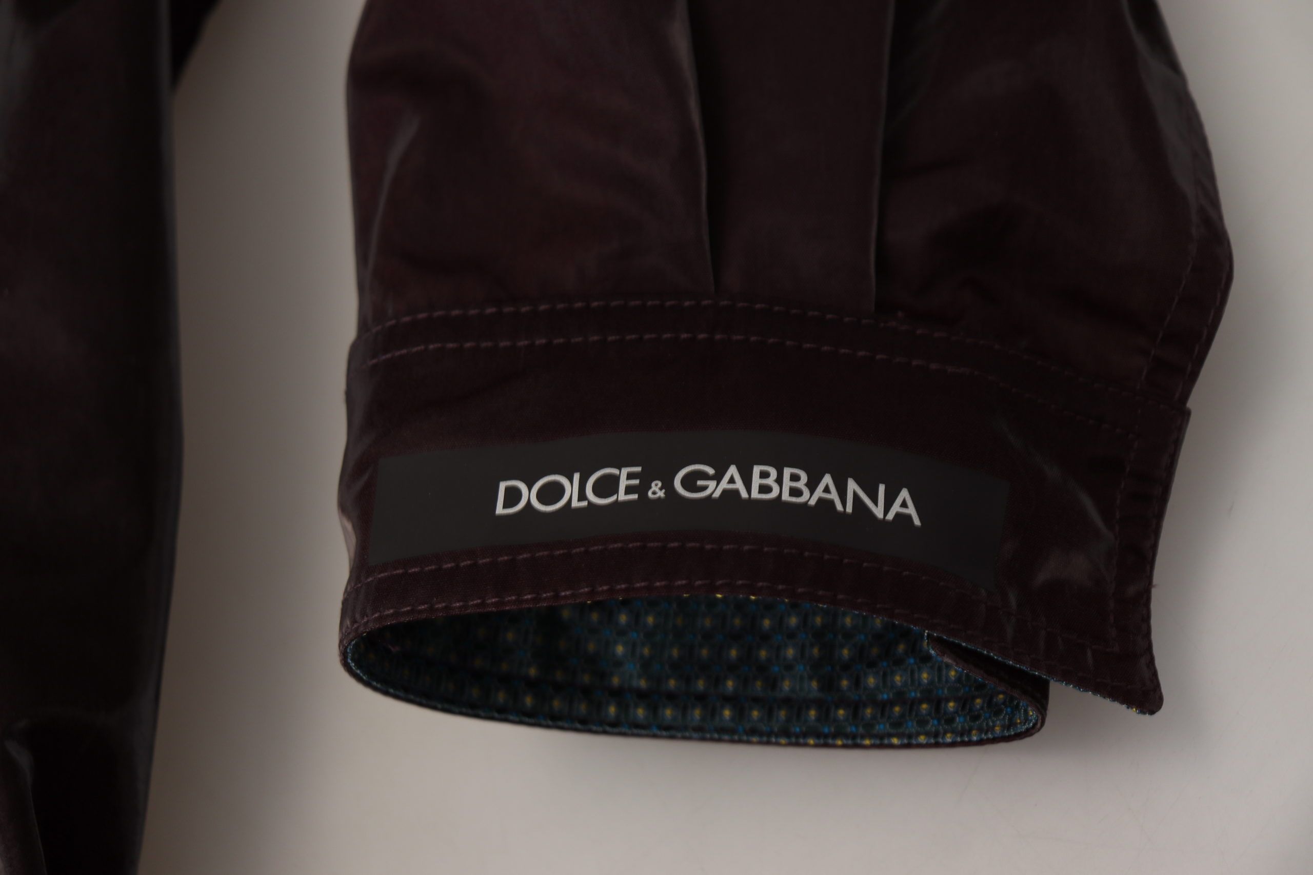 Dolce &amp; Gabbana Κομψό Μπουφάν με γιακά Bordeaux