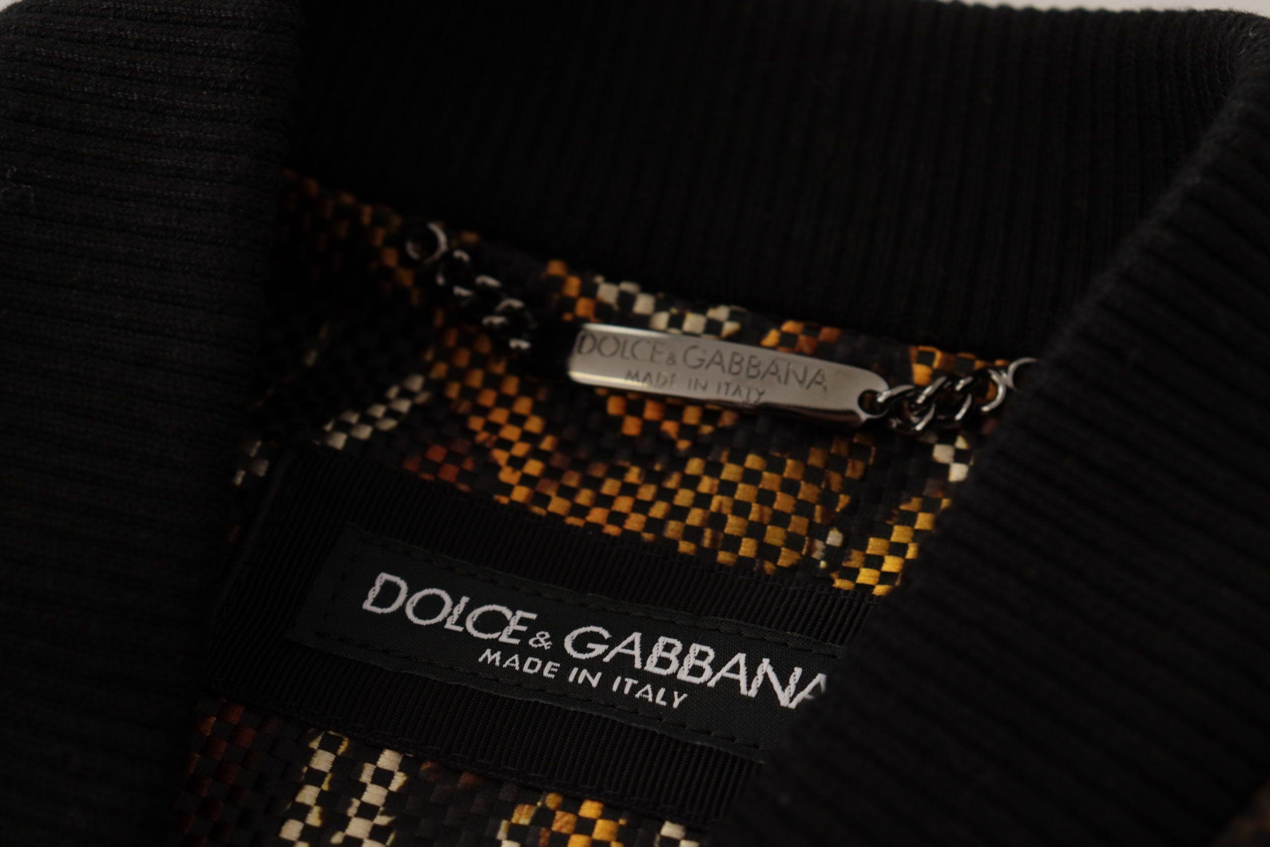 Dolce &amp; Gabbana Κομψό Μπλουζόν Καφέ Μπουφάν