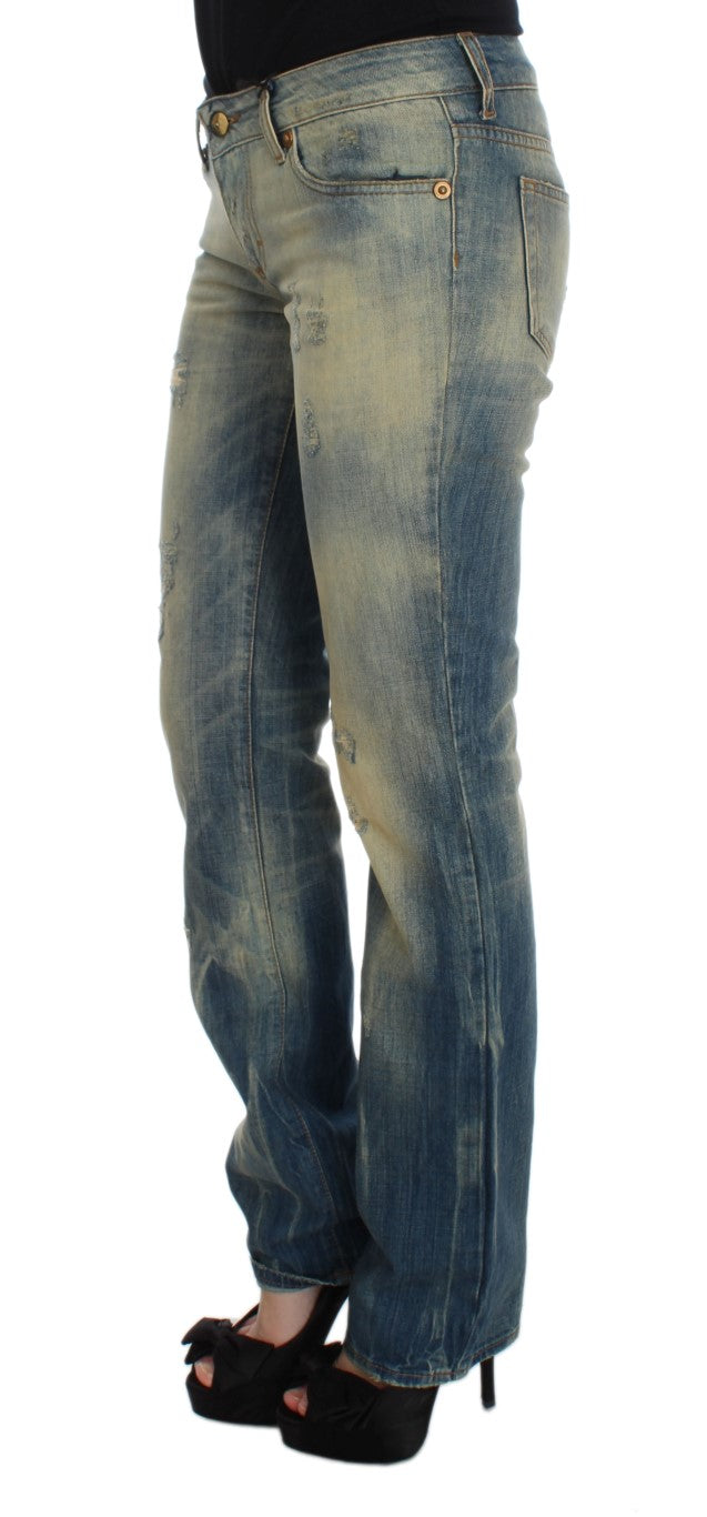 Μπλε τζιν Cavalli Elegant Bootcut