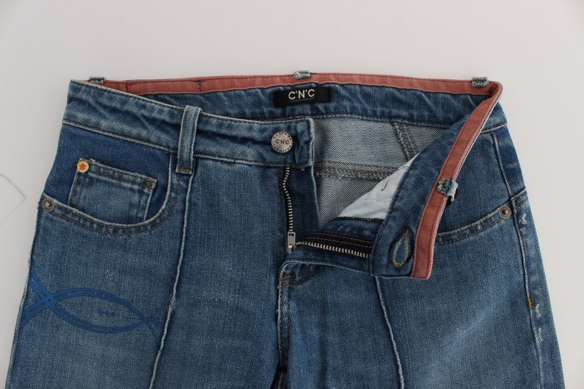 Κοστούμι National Chic Slim Fit Blue Jeans για τη Σύγχρονη Γυναίκα