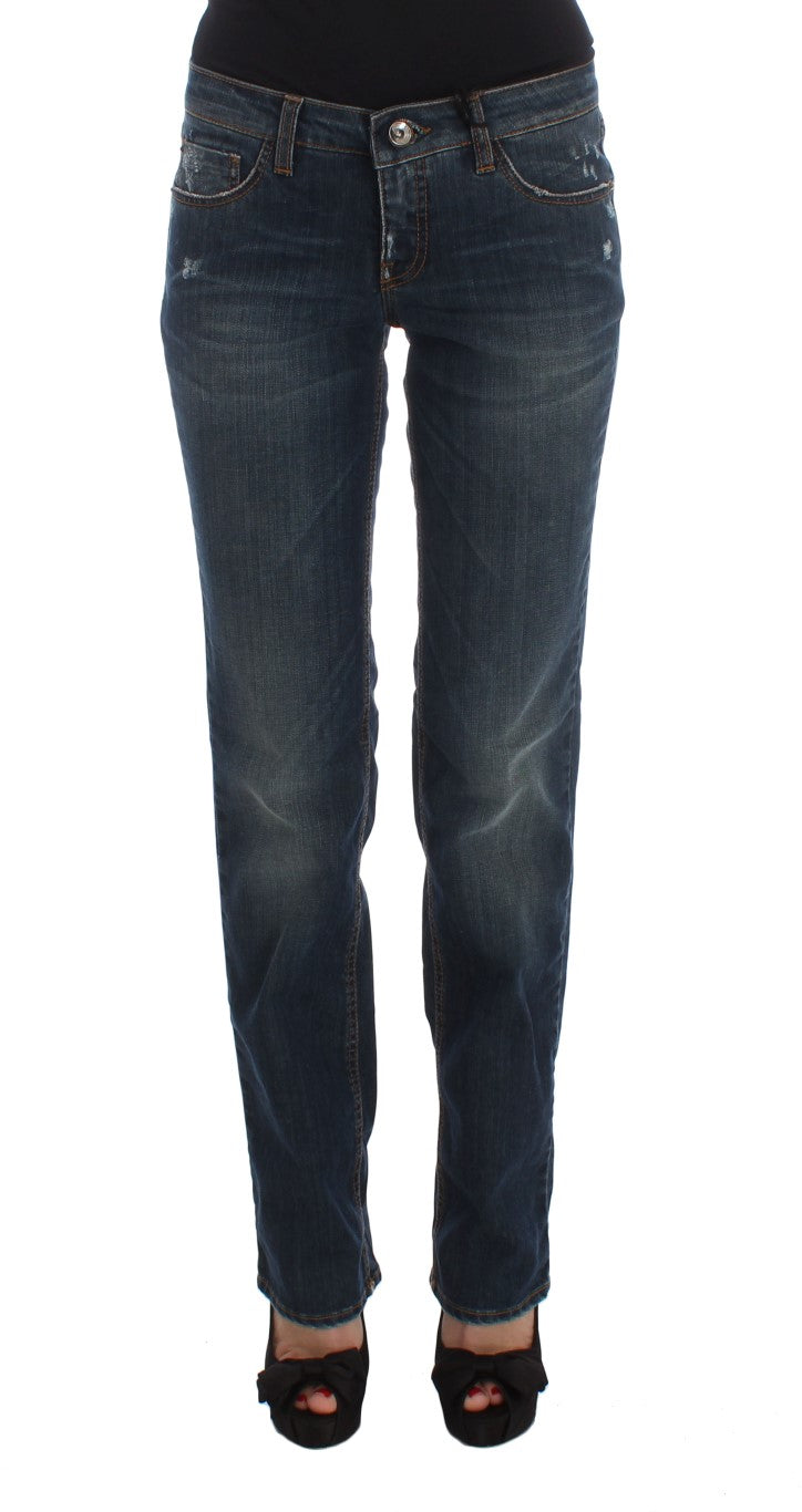 Κοστούμια National Chic Blue Regular Fit Designer Jeans