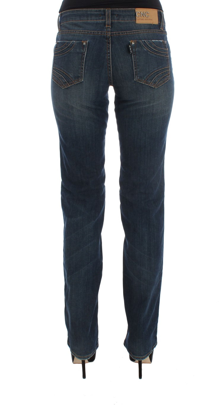 Κοστούμια National Chic Blue Regular Fit Designer Jeans