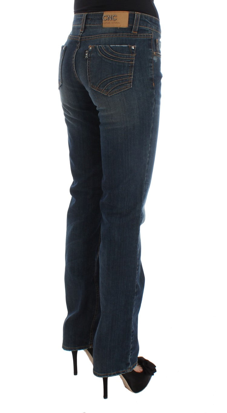 Κοστούμια National Chic Blue Regular Fit Designer Jeans