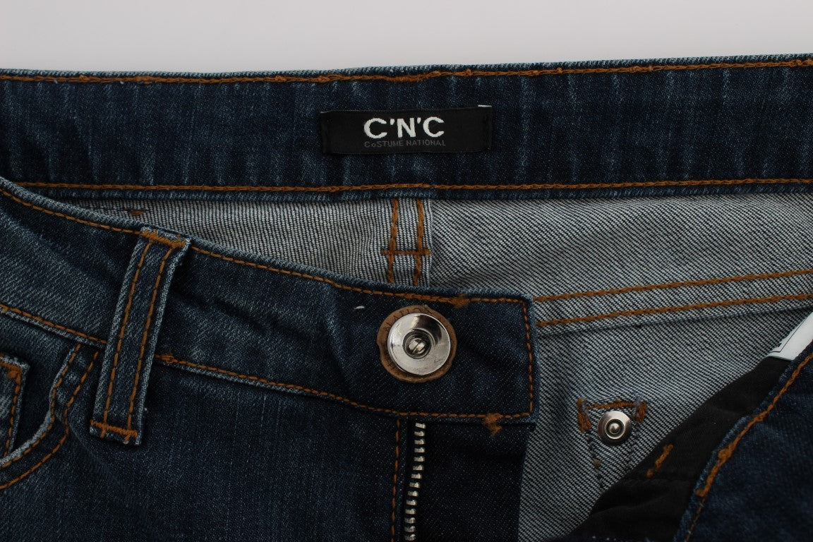 Κοστούμια National Chic Blue Regular Fit Designer Jeans