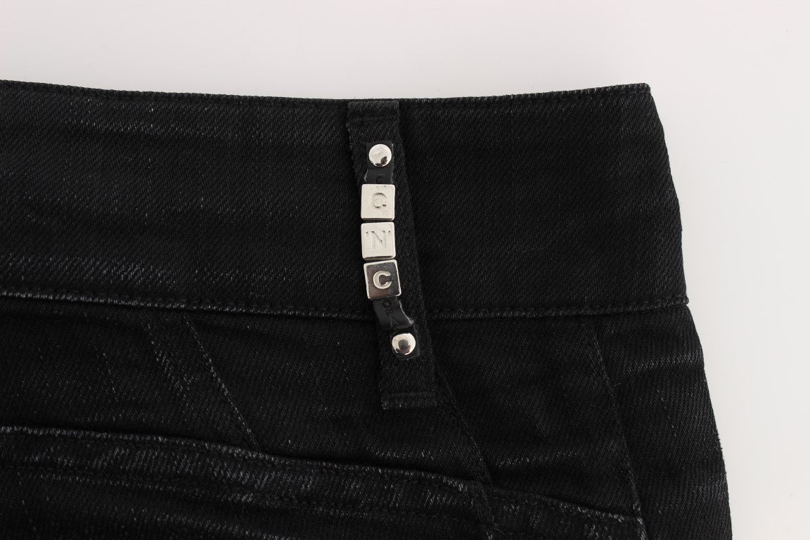 Κοστούμι National Elegant Black Slouchy Fit Jeans για Trendsetters