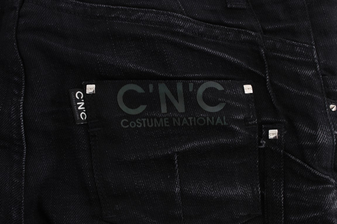 Κοστούμι National Elegant Black Slouchy Fit Jeans για Trendsetters