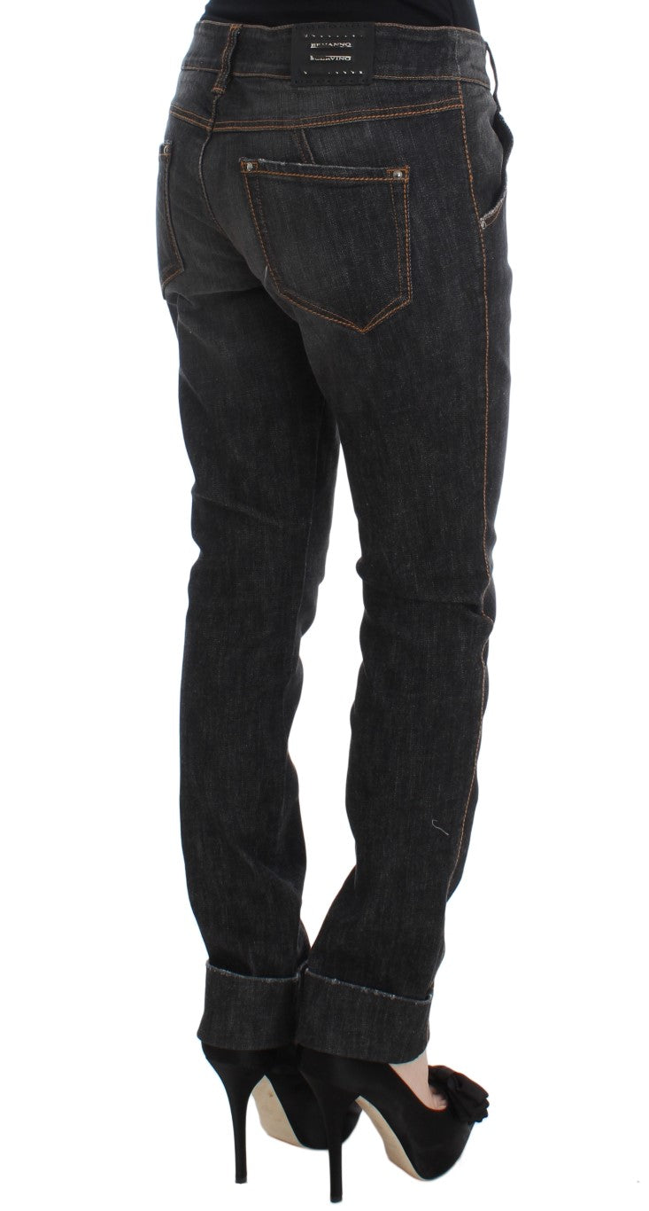 Τζιν Ermanno Scervino Chic Slim Fit Grey Wash