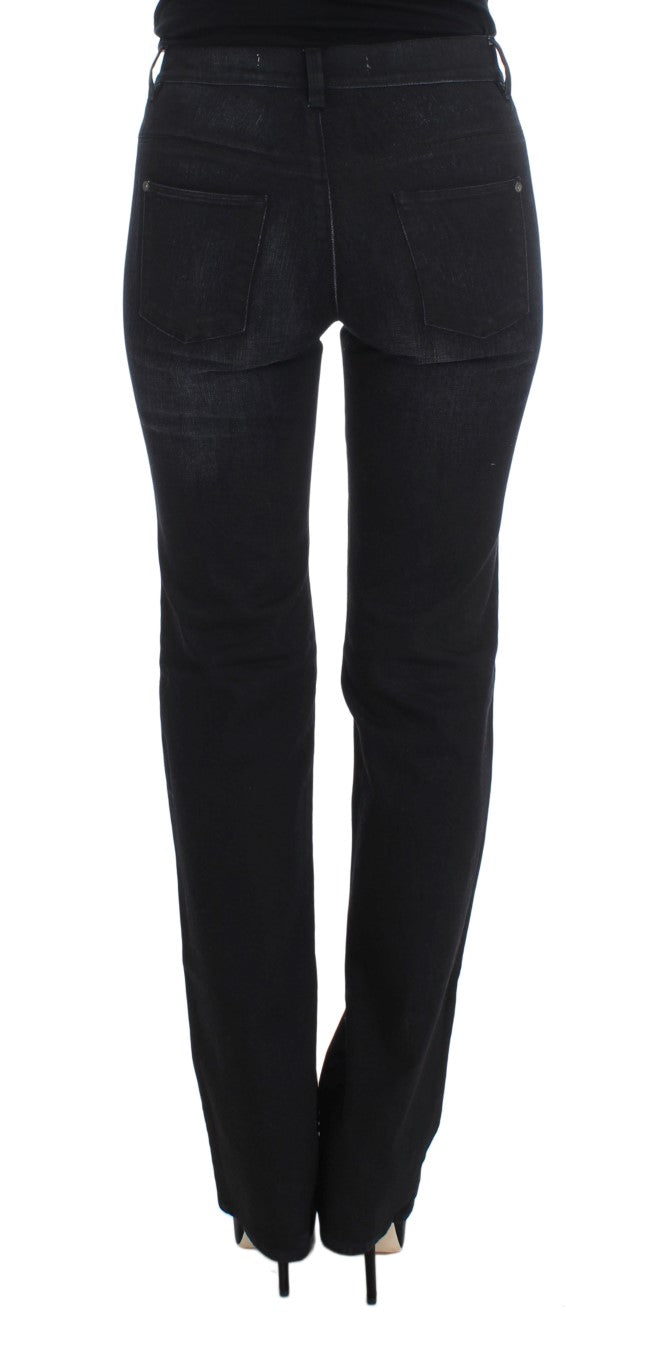 Ermanno Scervino Chic Slim Fit Bootcut Denim Jeans