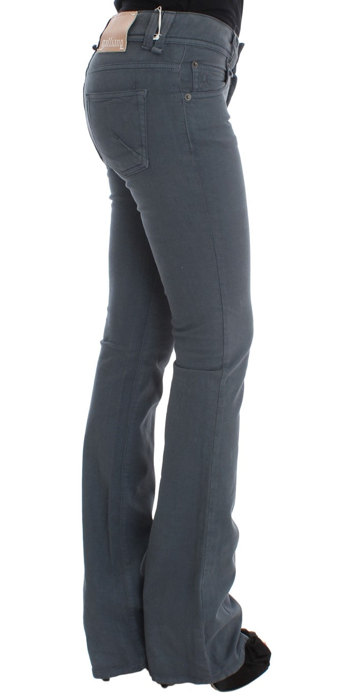 John Galliano Elegant Slim Fit Bootcut Jeans