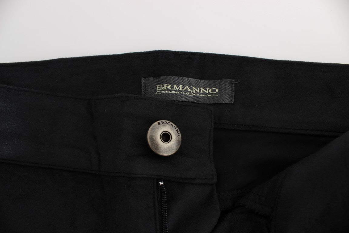 Παντελόνι Ermanno Scervino Chic Μαύρο Regular Fit