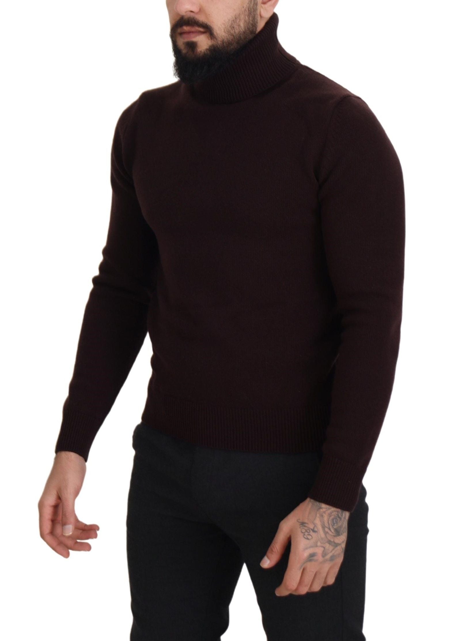 Dolce & Gabbana Elegant Turtleneck Wool Pullover Sweater