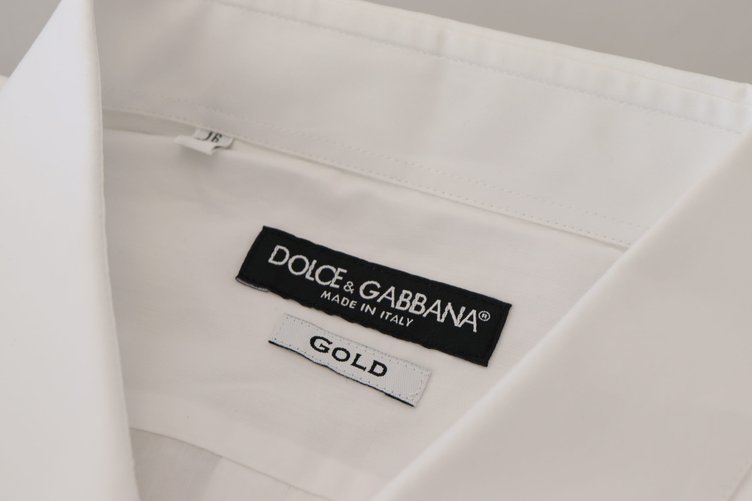 Dolce &amp; Gabbana Κομψό πουκάμισο με λευκό φτερό παγώνι