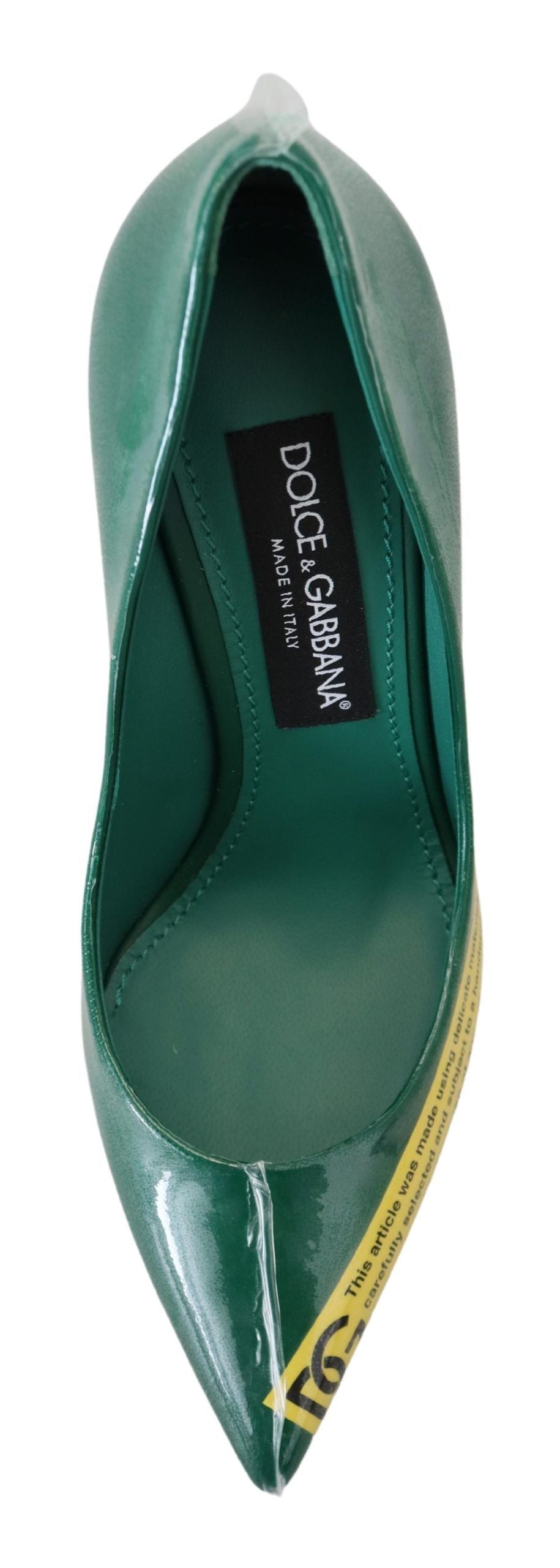 Dolce &amp; Gabbana Emerald Elegance δερμάτινες αντλίες γόβων