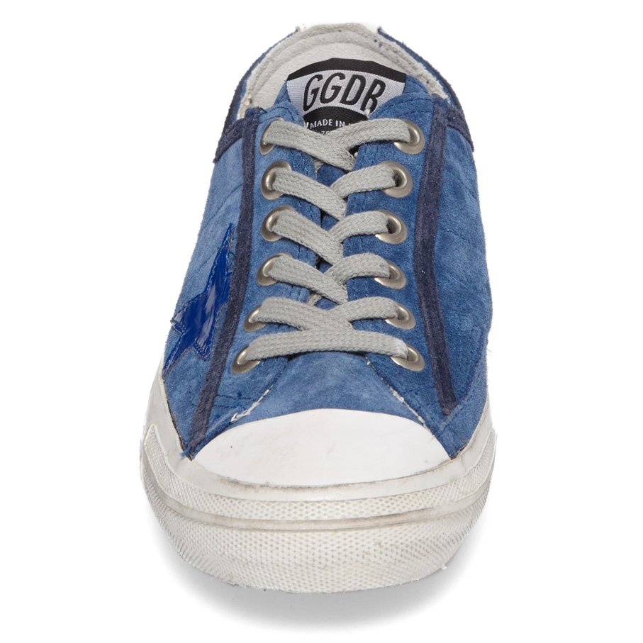 Χαμηλό πάνινα παπούτσια Golden Goose Chic Blue Suede