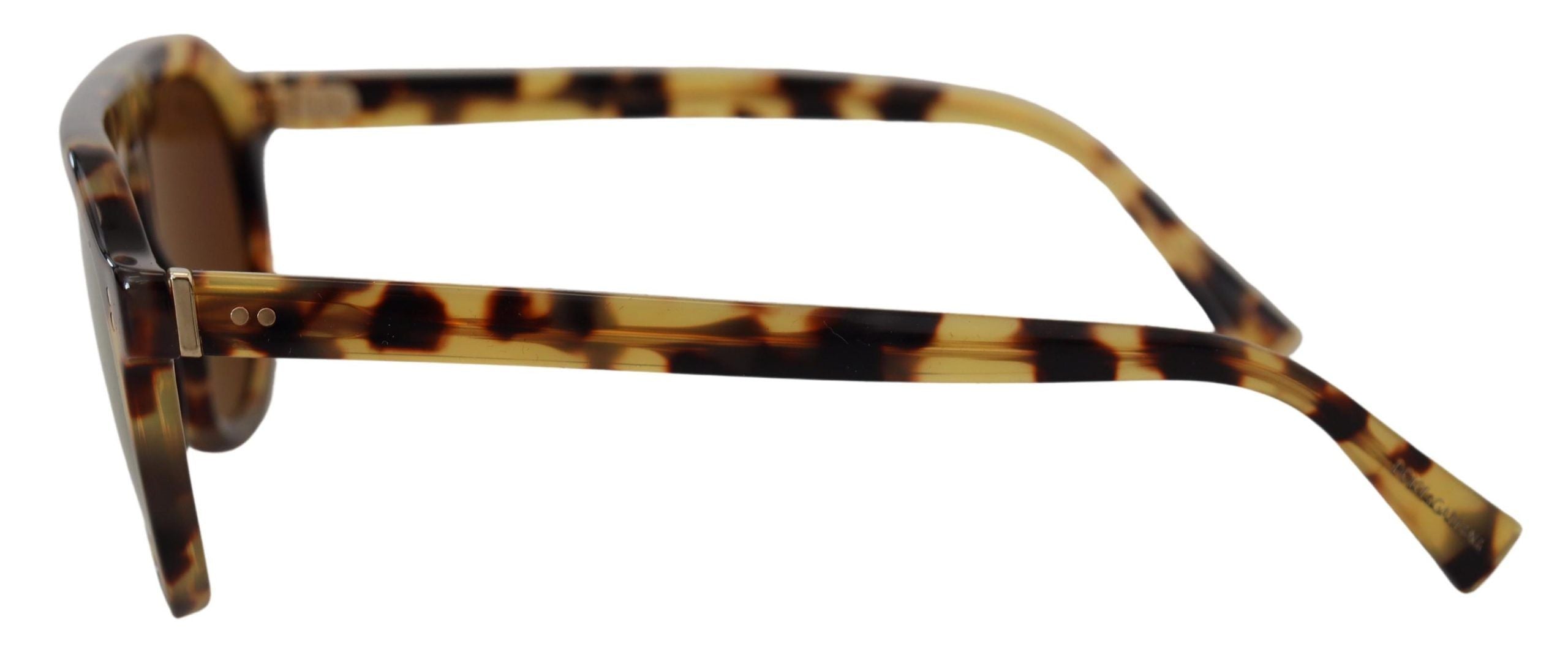 Dolce & Gabbana Κομψά Γυαλιά Ηλίου Acetate Tortoiseshell