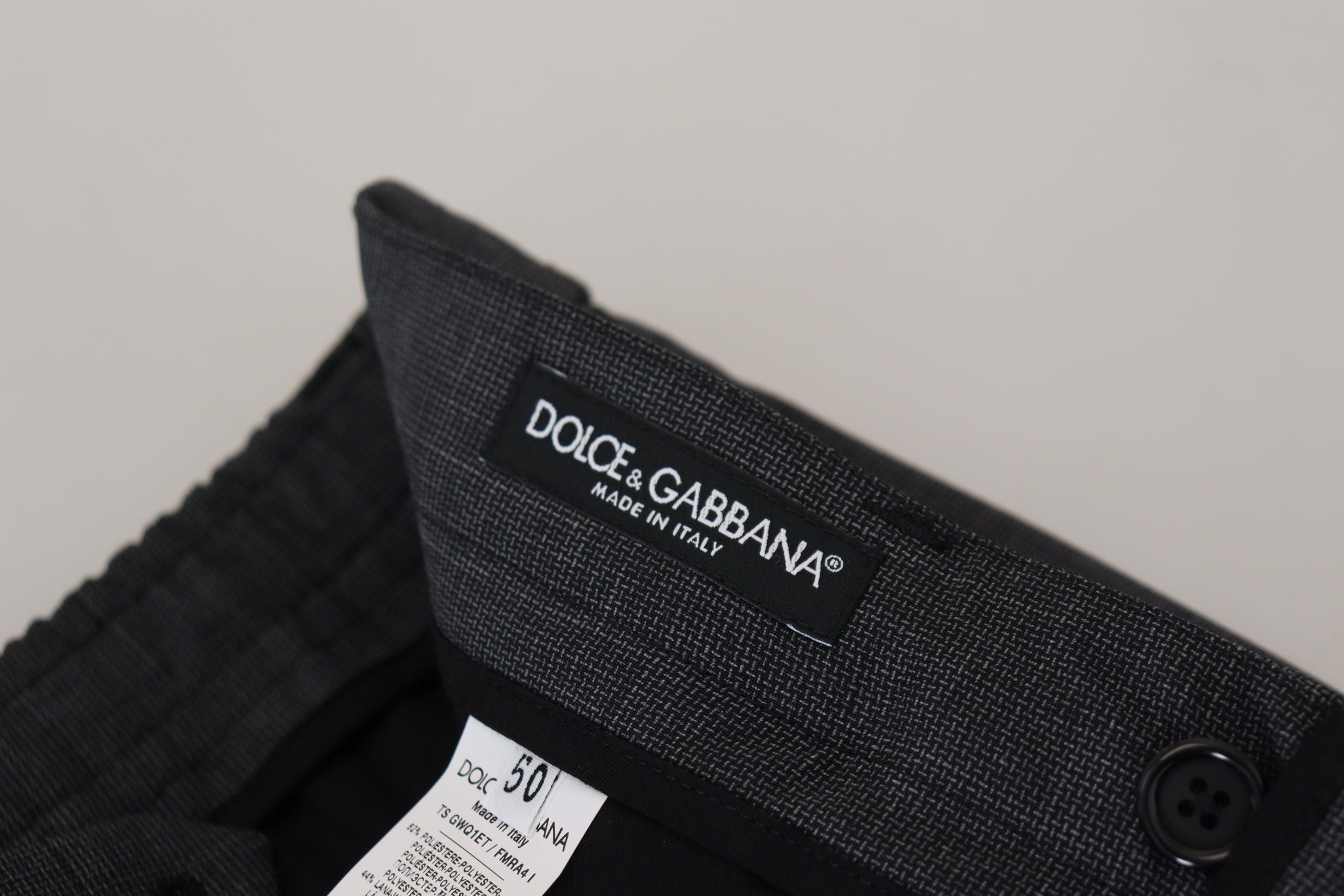 Κομψό καρό παντελόνι Cargo Slim Fit Dolce &amp; Gabbana