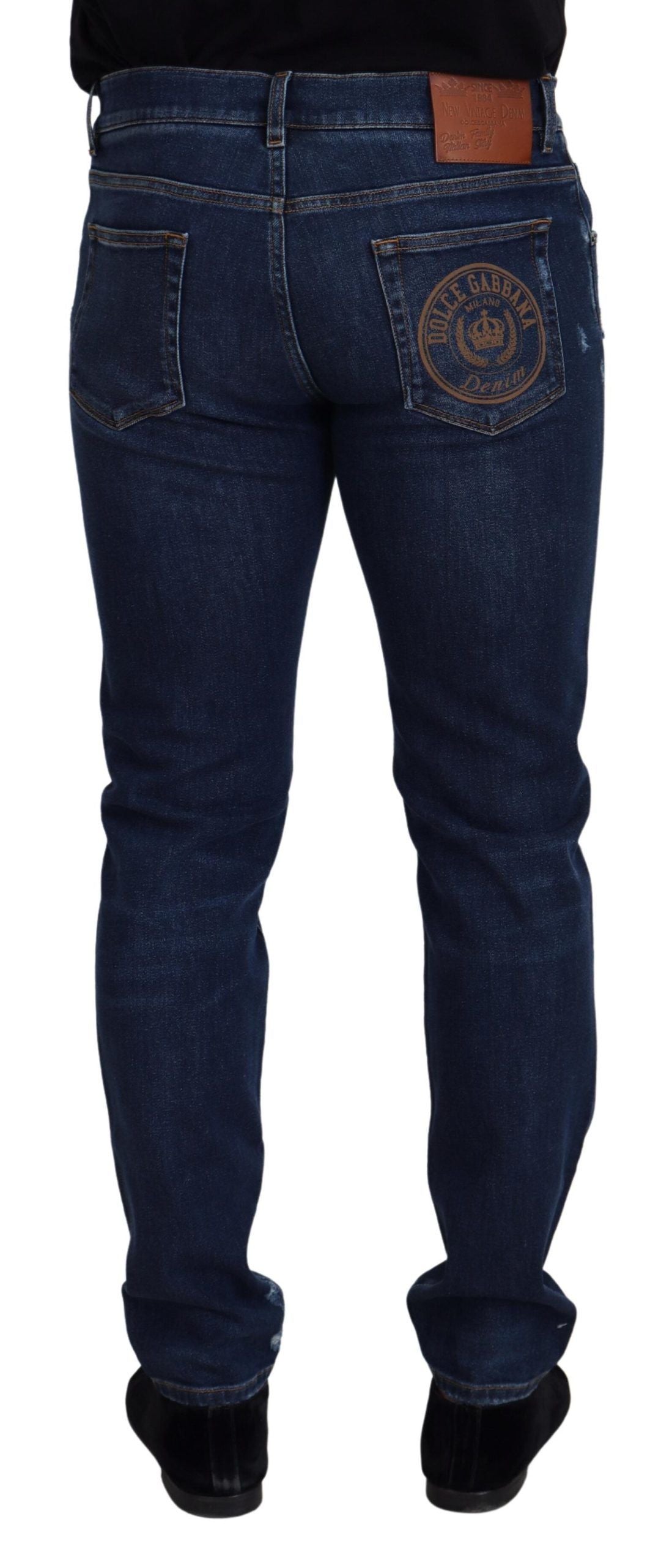 Dolce &amp; Gabbana Chic Slim Fit Italian Denim Sensation