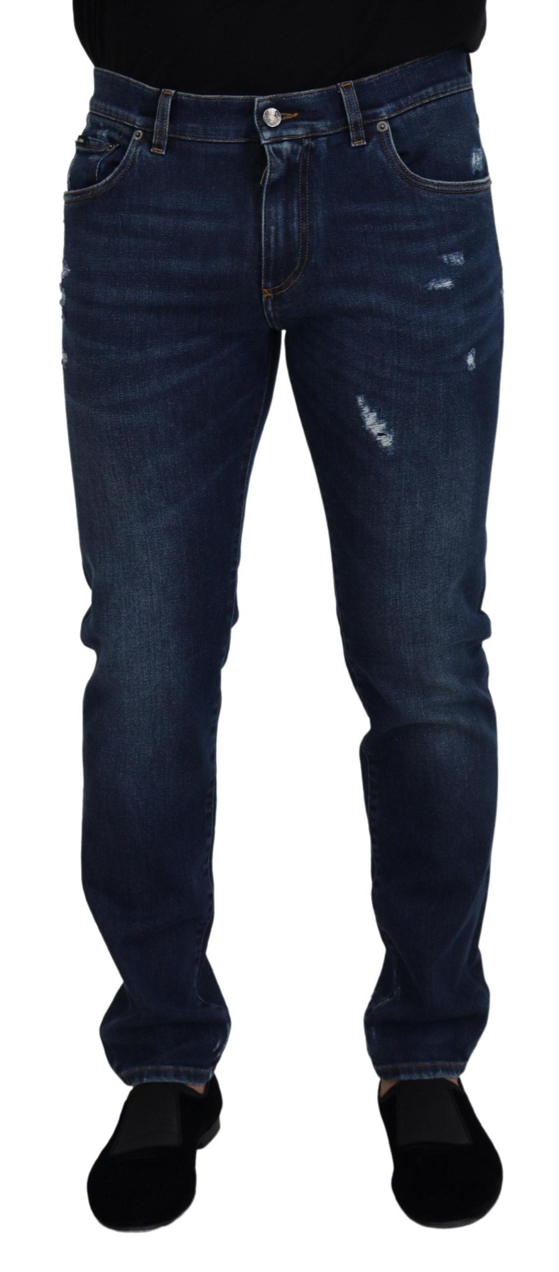 Dolce &amp; Gabbana Chic Slim Fit Italian Denim Sensation