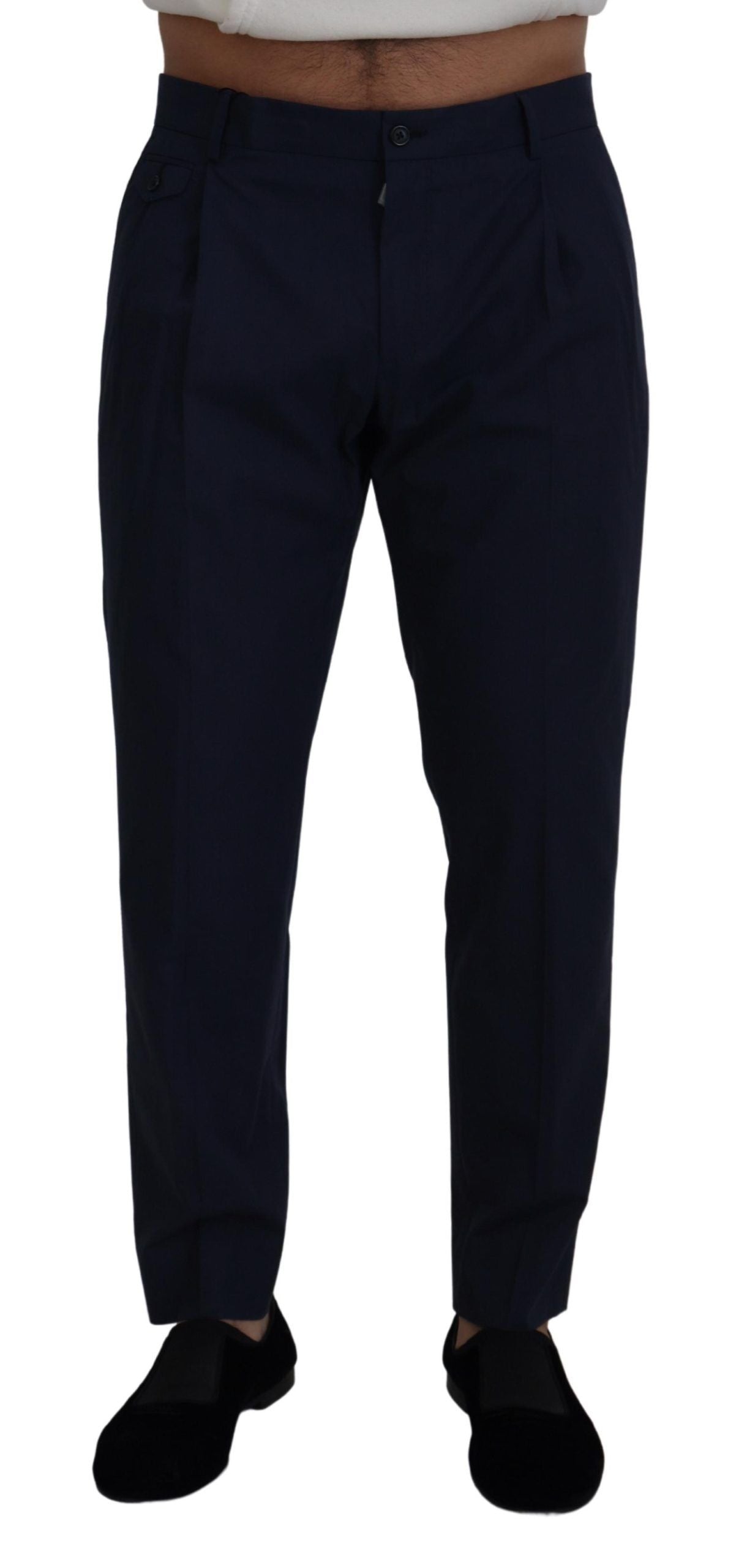 Dolce &amp; Gabbana Chic Slim Fit Chinos σε μπλε χρώμα