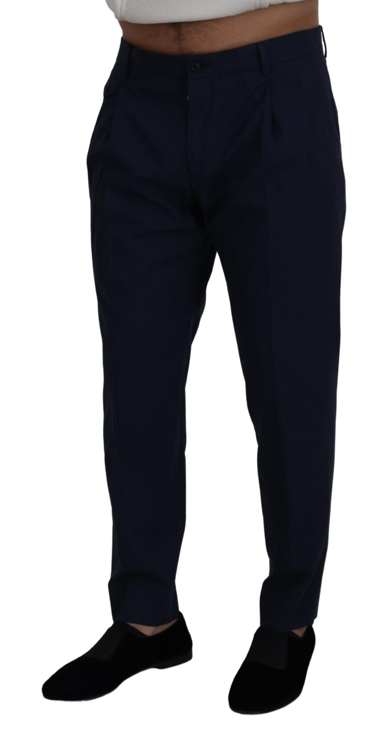 Dolce &amp; Gabbana Chic Slim Fit Chinos σε μπλε χρώμα