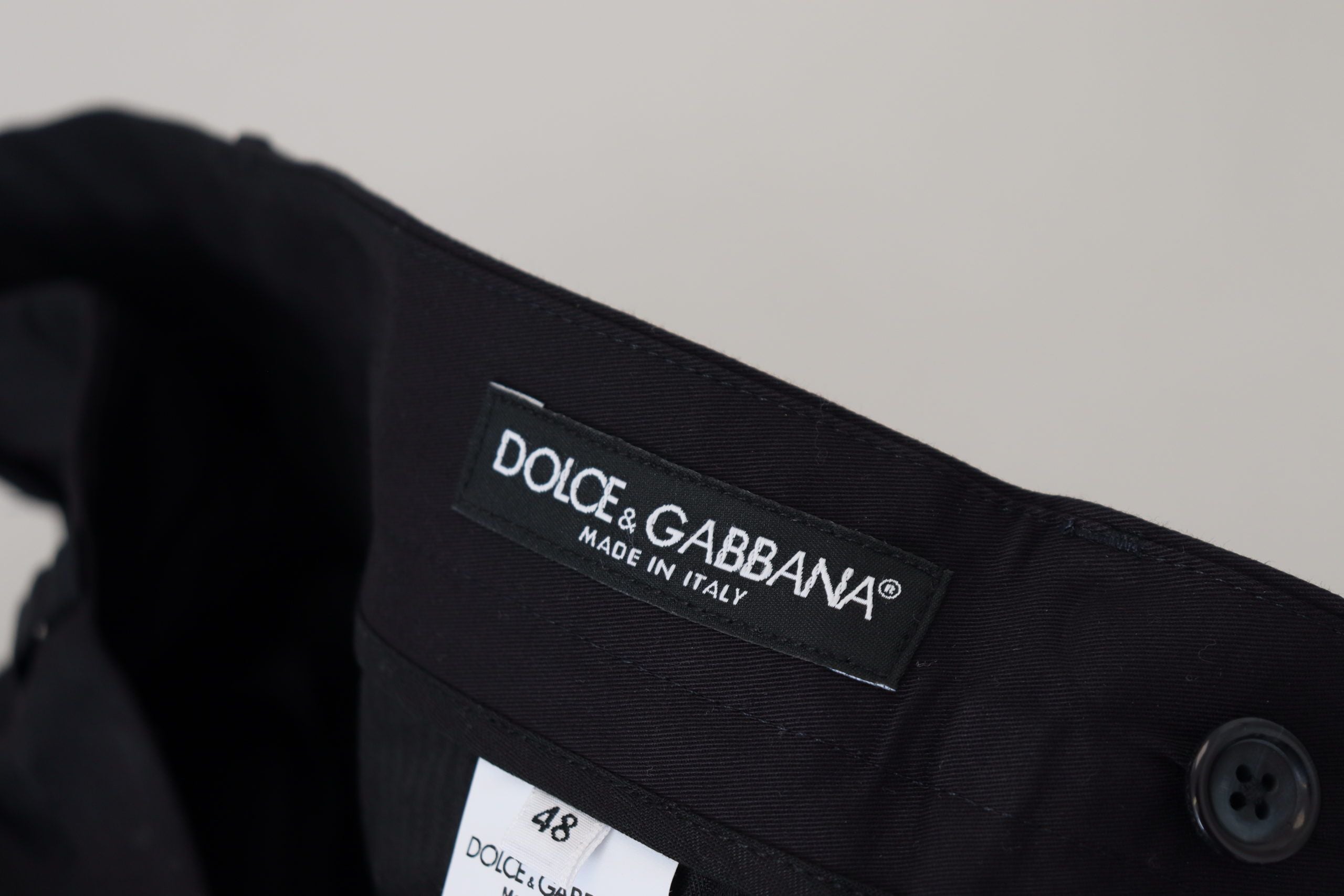 Κομψό παντελόνι Chinos με λεπτή εφαρμογή Dolce &amp; Gabbana