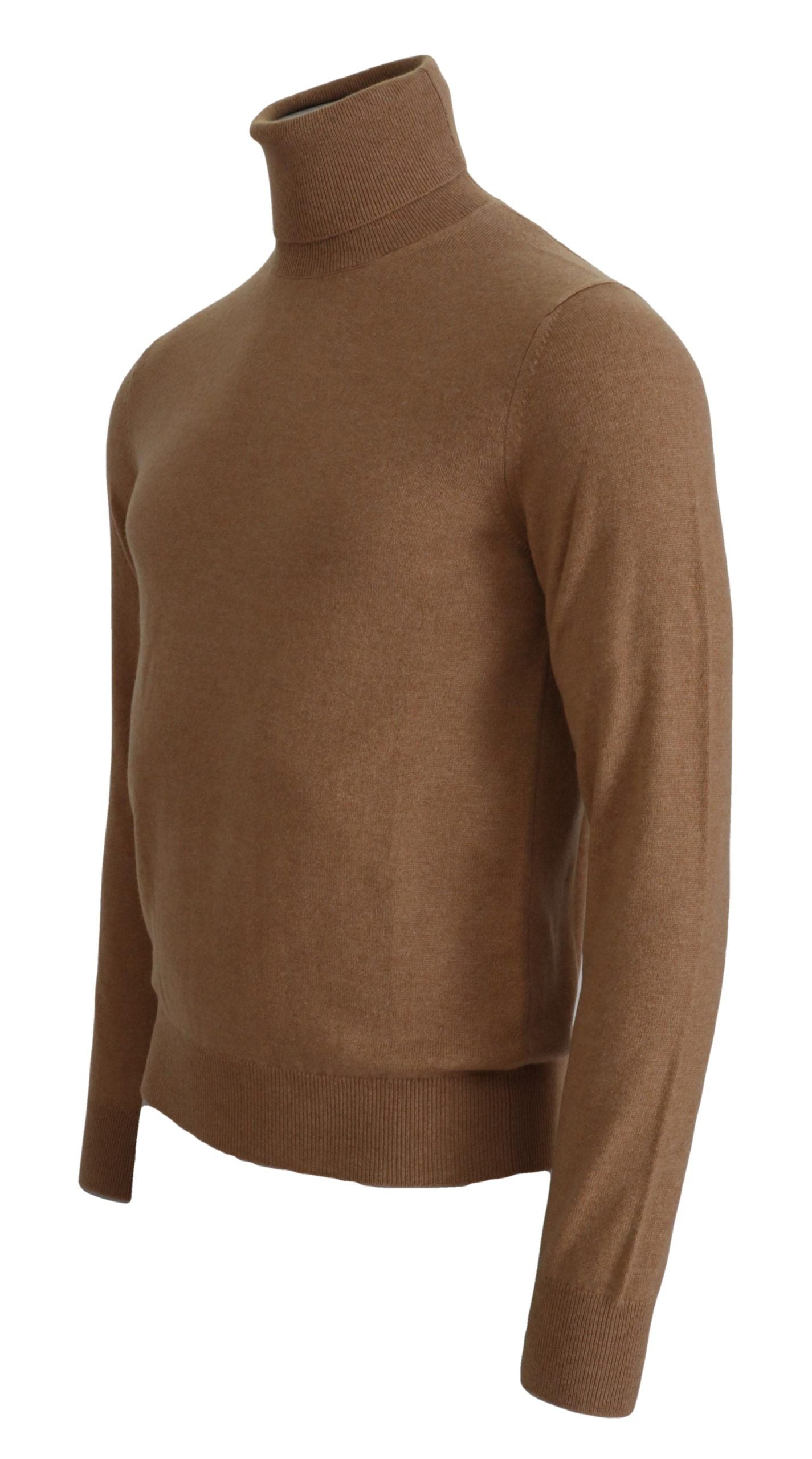 Πουλόβερ Dolce &amp; Gabbana Beige Cashmere Turtleneck πουλόβερ