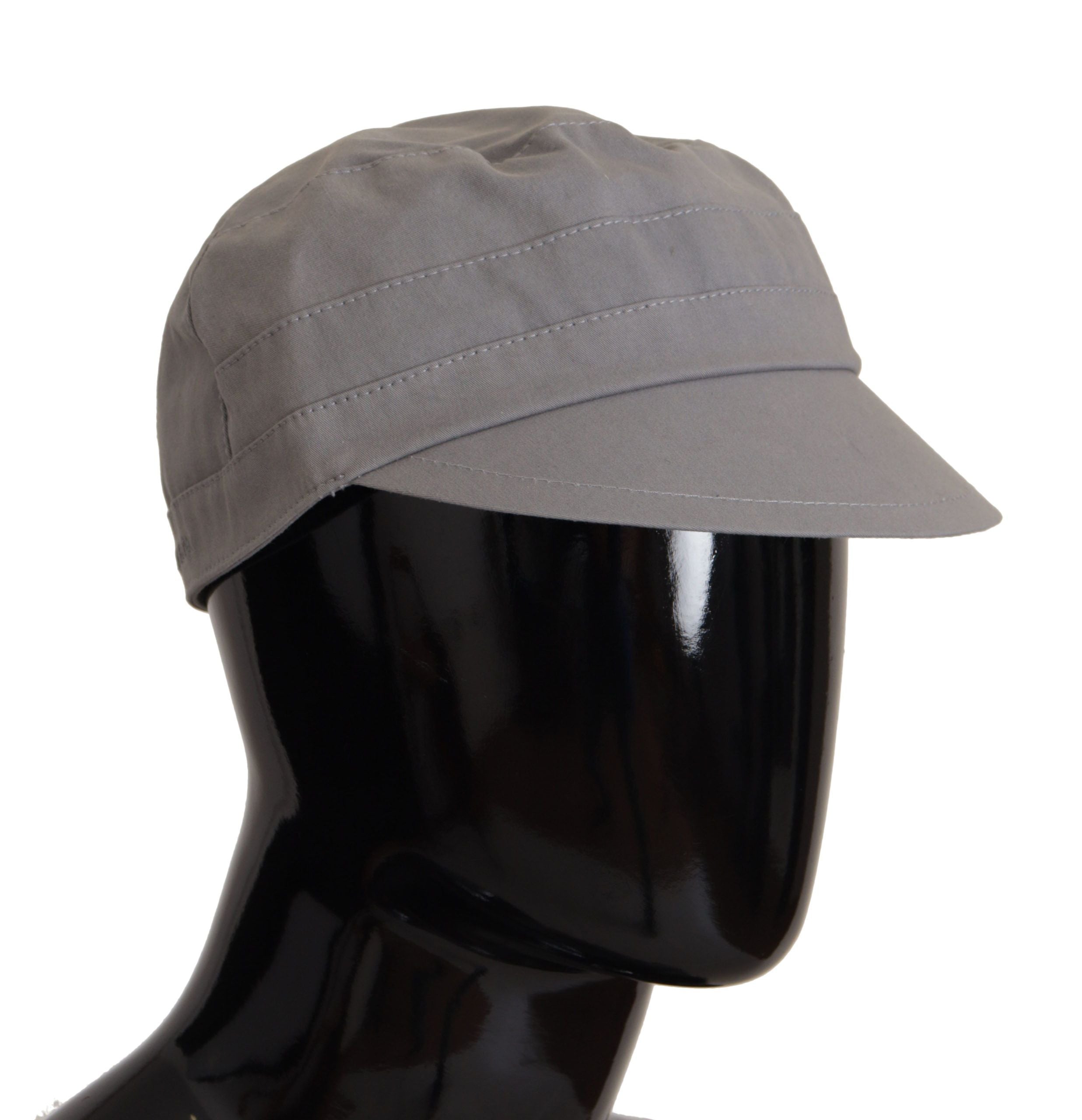 Dolce &amp; Gabbana Elegant Grey Cap Newsboy - Κλασικό αξεσουάρ