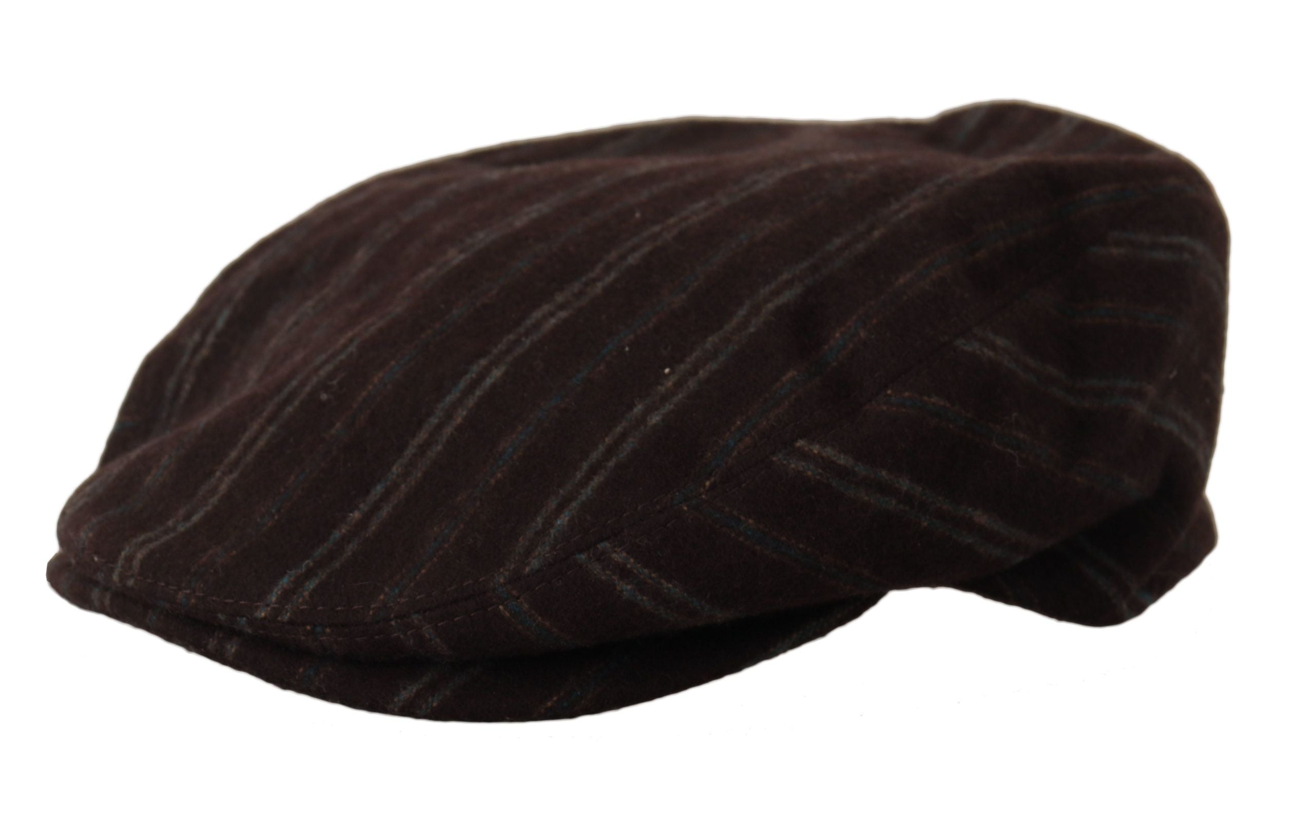 Dolce & Gabbana Κομψό μαλλί με ριγέ Μείγμα Newsboy Cap