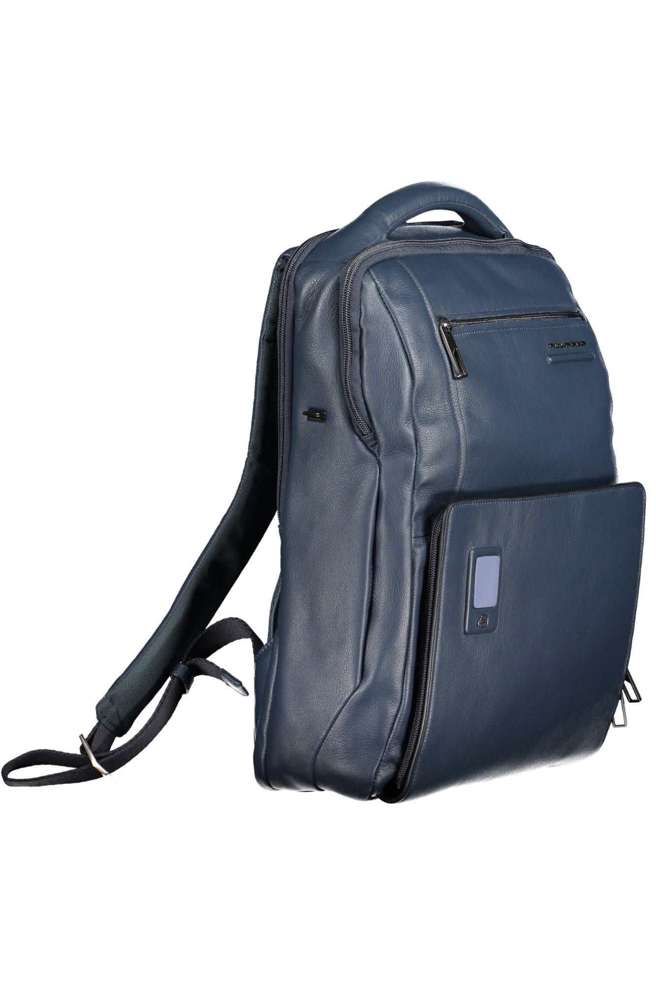 Piquadro Blue Leather Men Backpack