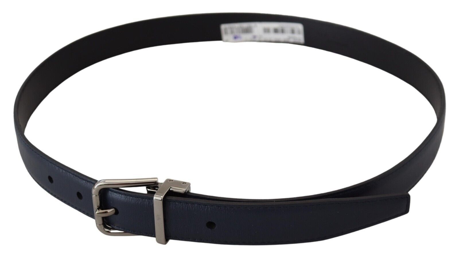 Dolce & Gabbana Elegant Blue Calf Leather Belt