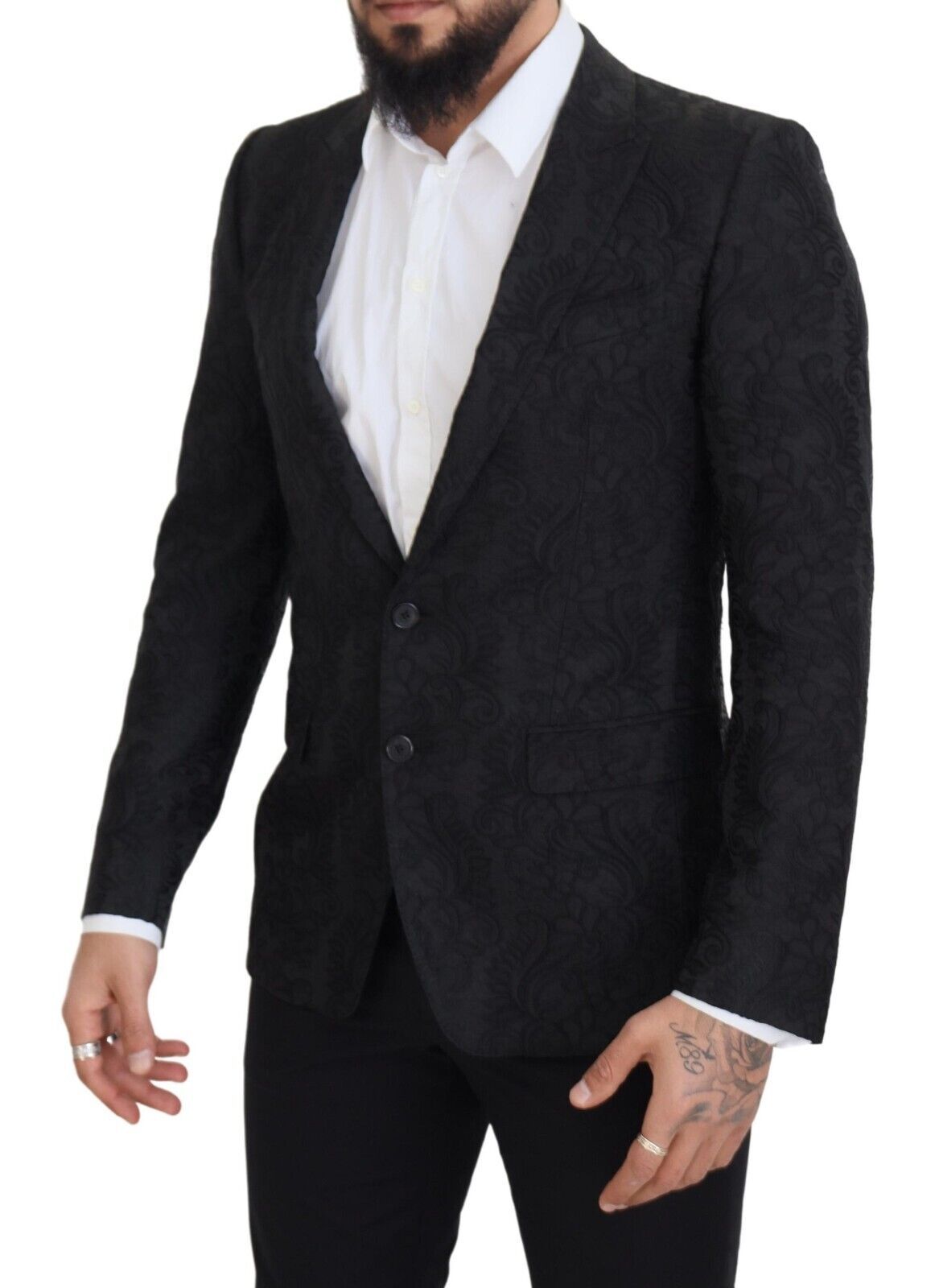 Dolce &amp; Gabbana Elegant Slim Fit Peak Lapel Blazer