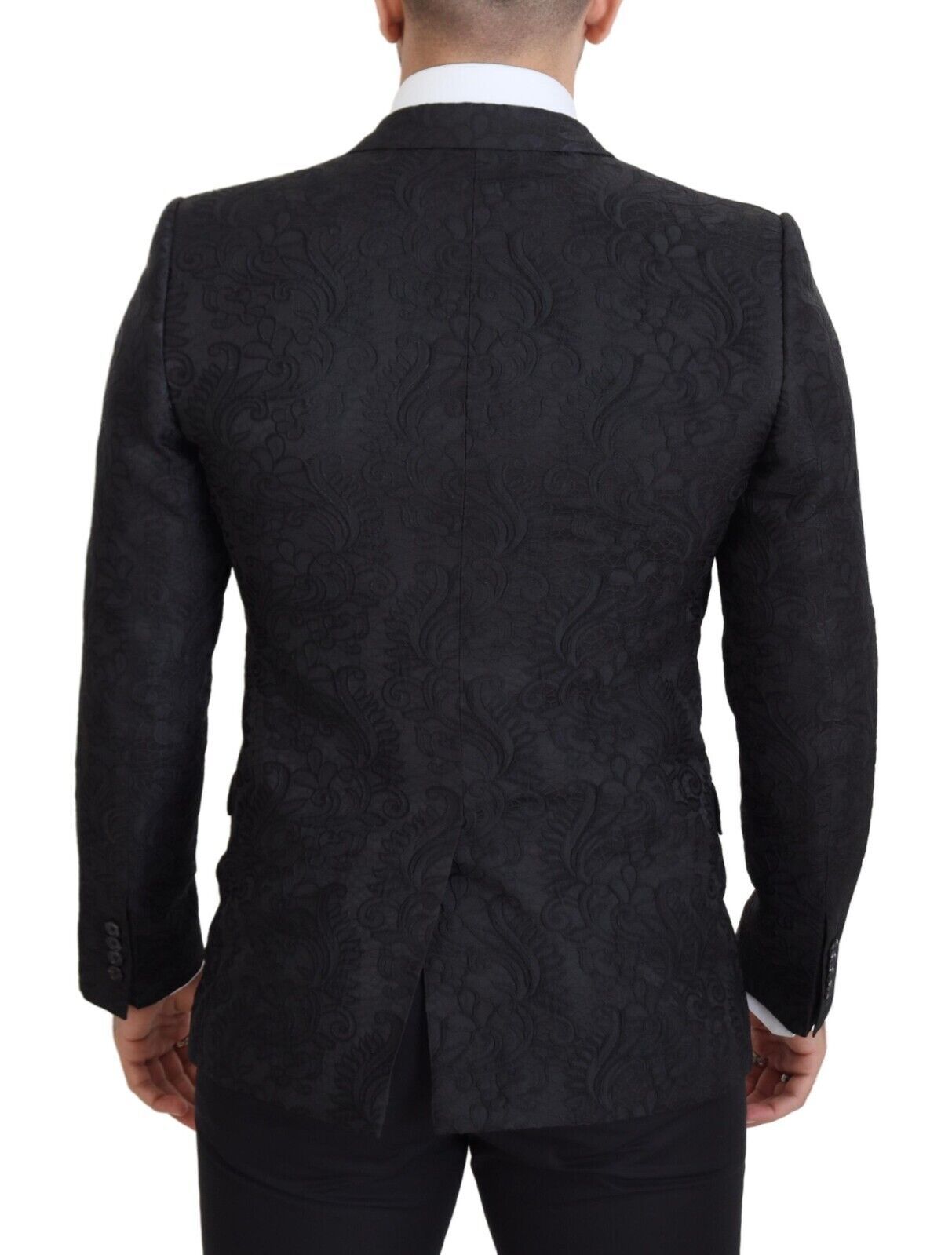 Dolce &amp; Gabbana Elegant Slim Fit Peak Lapel Blazer