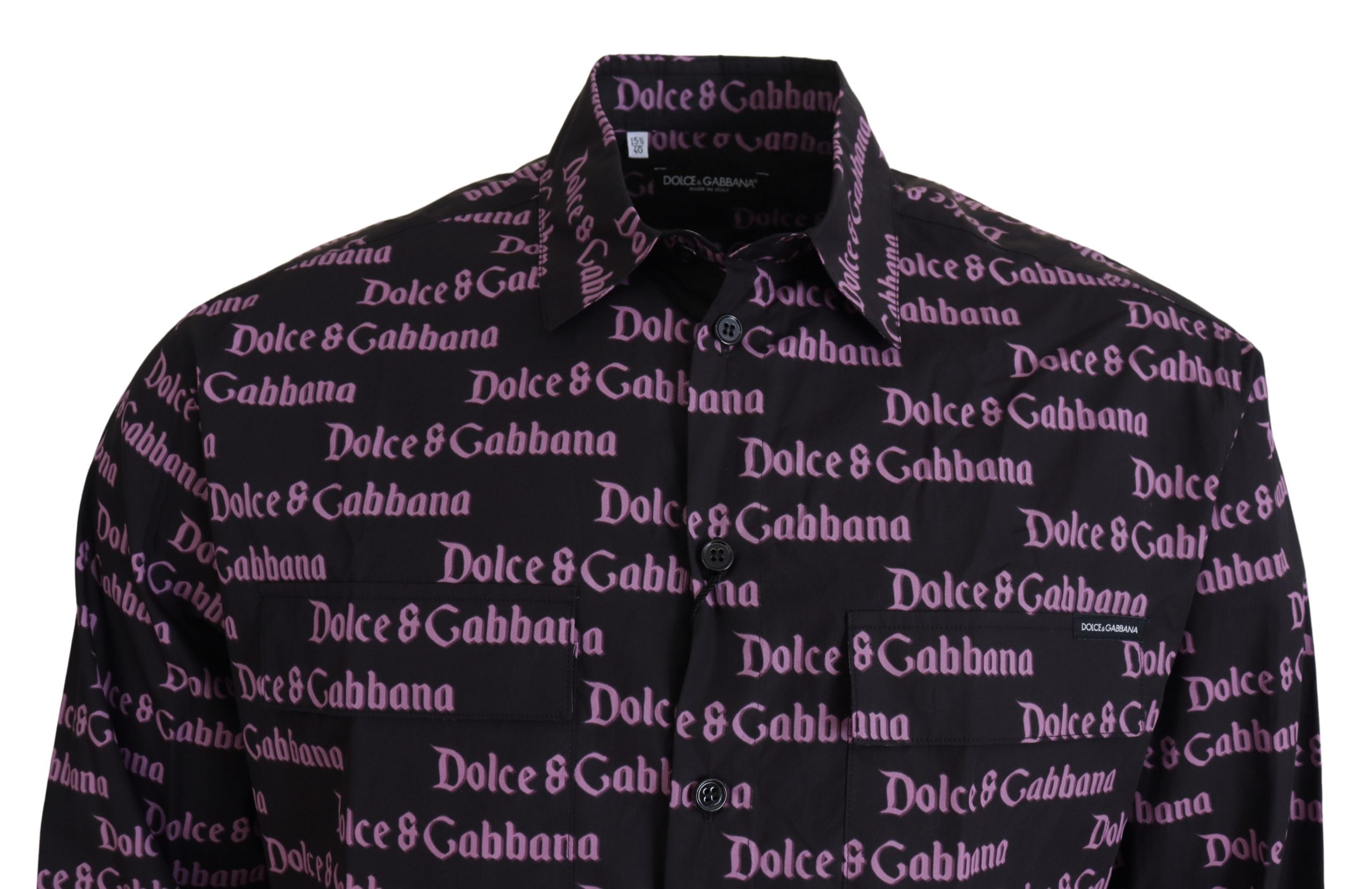 Κομψό πουκάμισο με μαύρο φόρεμα Dolce &amp; Gabbana