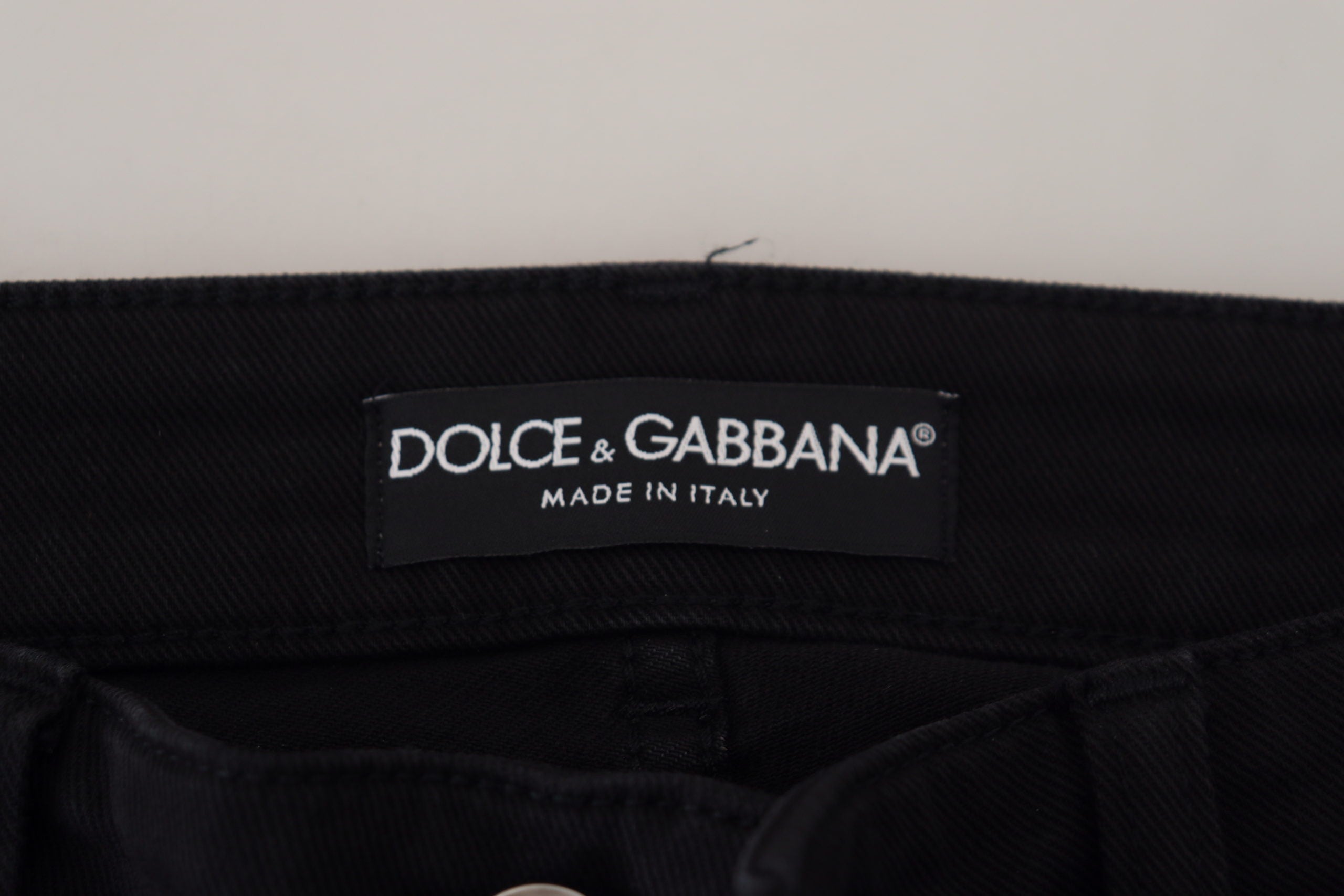 Dolce &amp; Gabbana Chic μαύρο τζιν παντελόνι – Διαχρονική κομψότητα