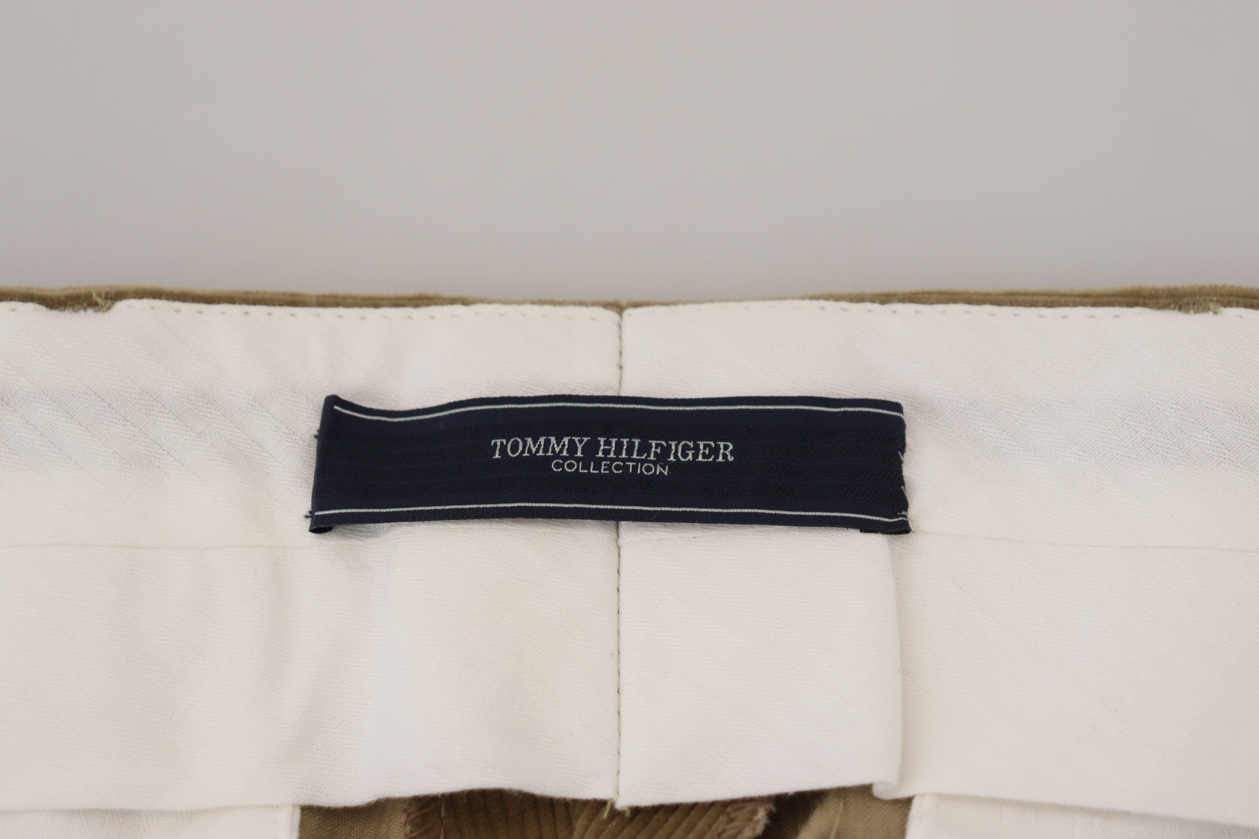 Κομψό καφέ Casual παντελόνι Tommy Hilfiger