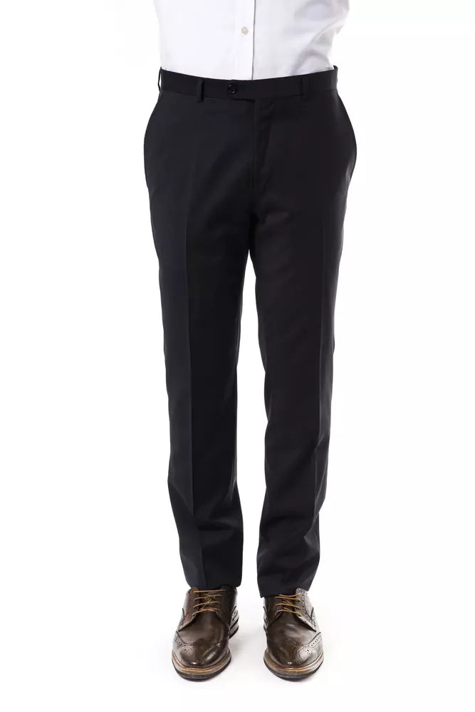 Uominitaliani Gray Wool Men Pant