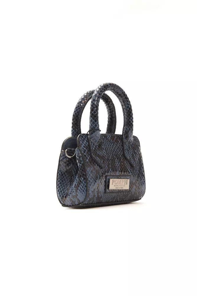 Pompei Donatella Chic Python Print Mini Tote Elegance