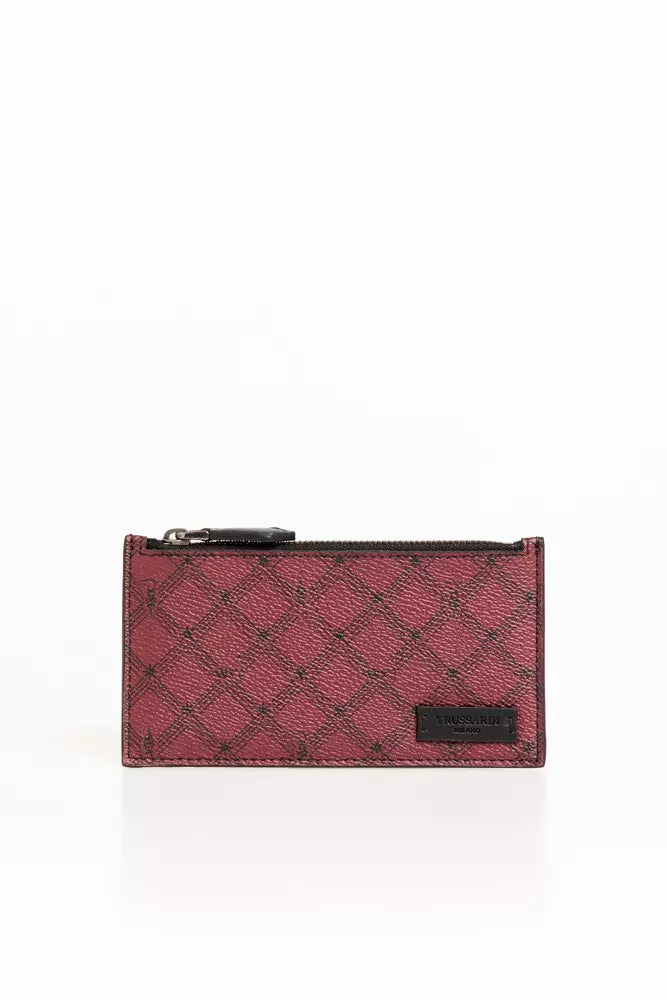 Trussardi Red Crespo Men Wallet