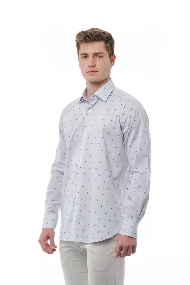 Bagutta Multicolor Cotton Men Shirt