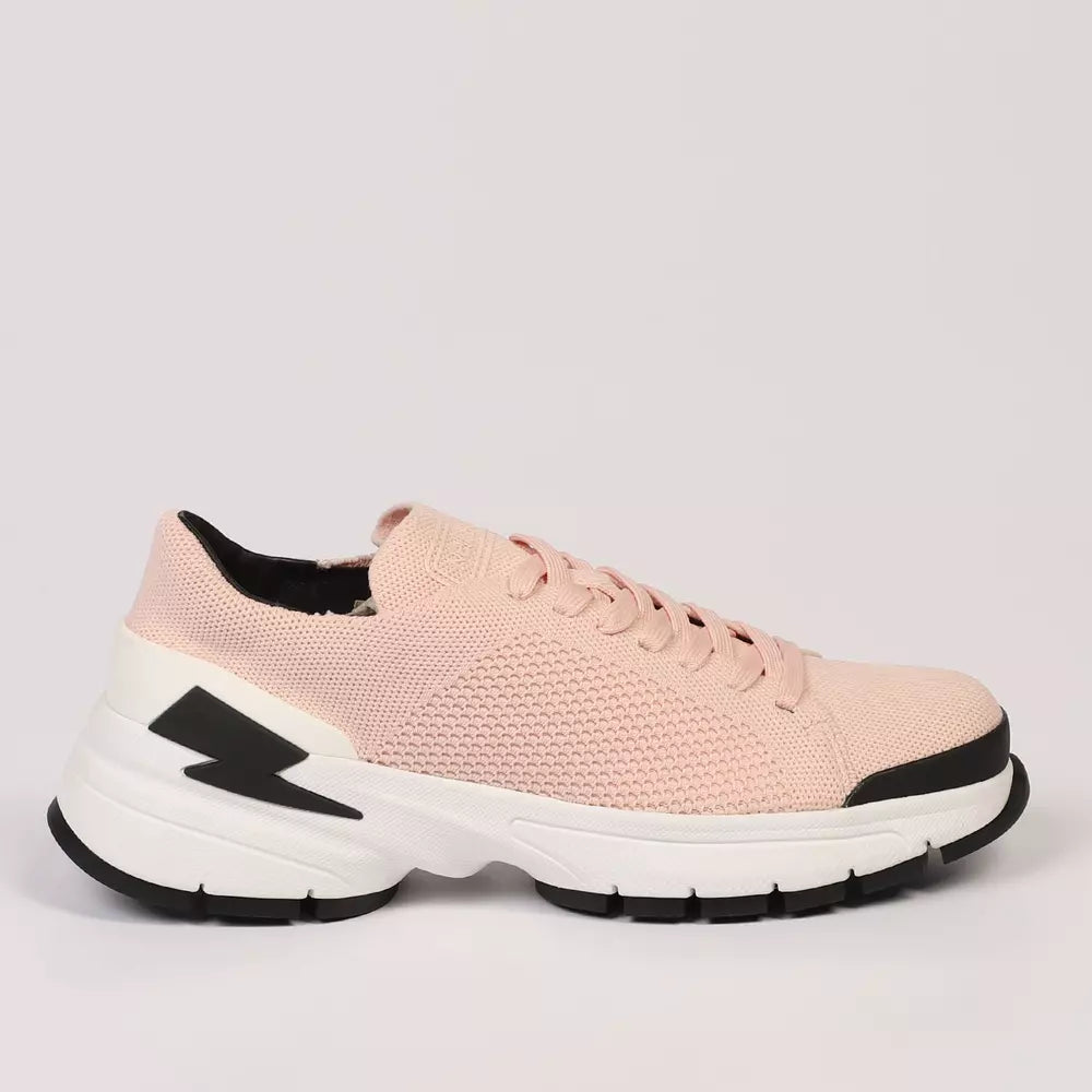 Neil Barrett Chic Pink Bolt Sneakers για άντρες με στυλ