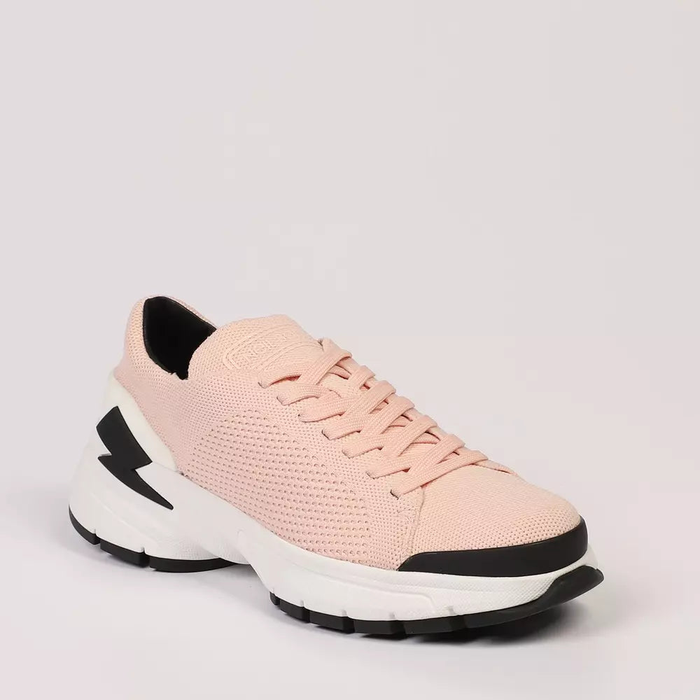 Neil Barrett Chic Pink Bolt Sneakers για άντρες με στυλ